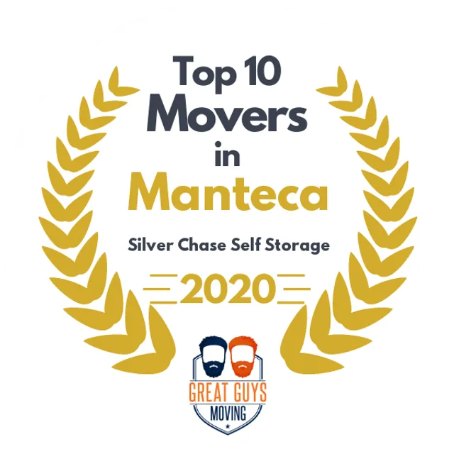 Top 10 Movers in Manteca, CA 2020 award