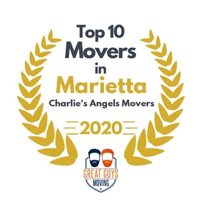 Top 10 Movers in Atlanta, GA 2020 award