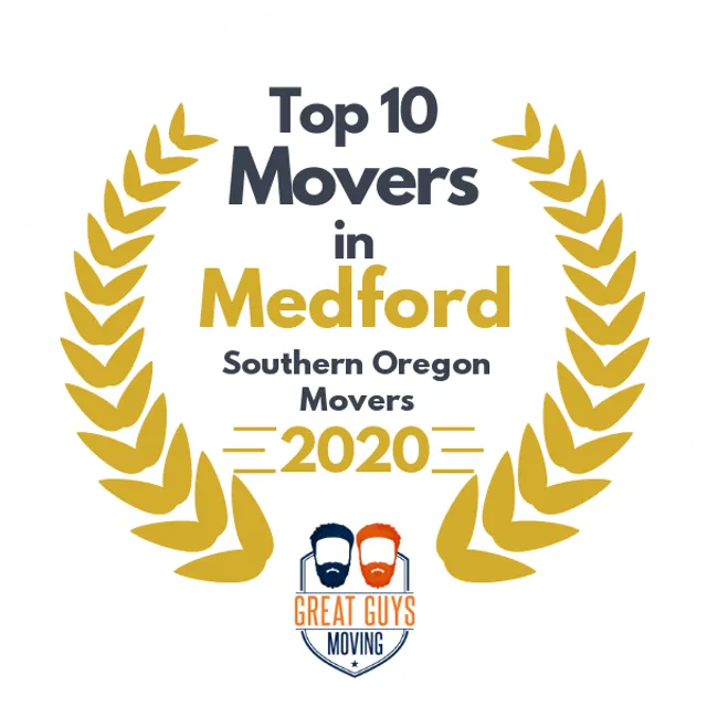 Top 10 Movers in Medford, OR 2020 award