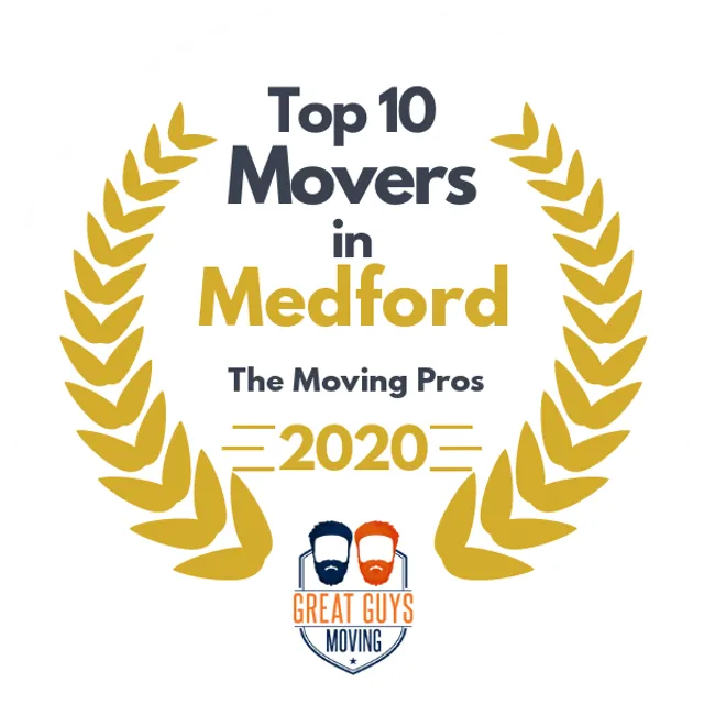 Top 10 Movers in Medford, OR 2020 award