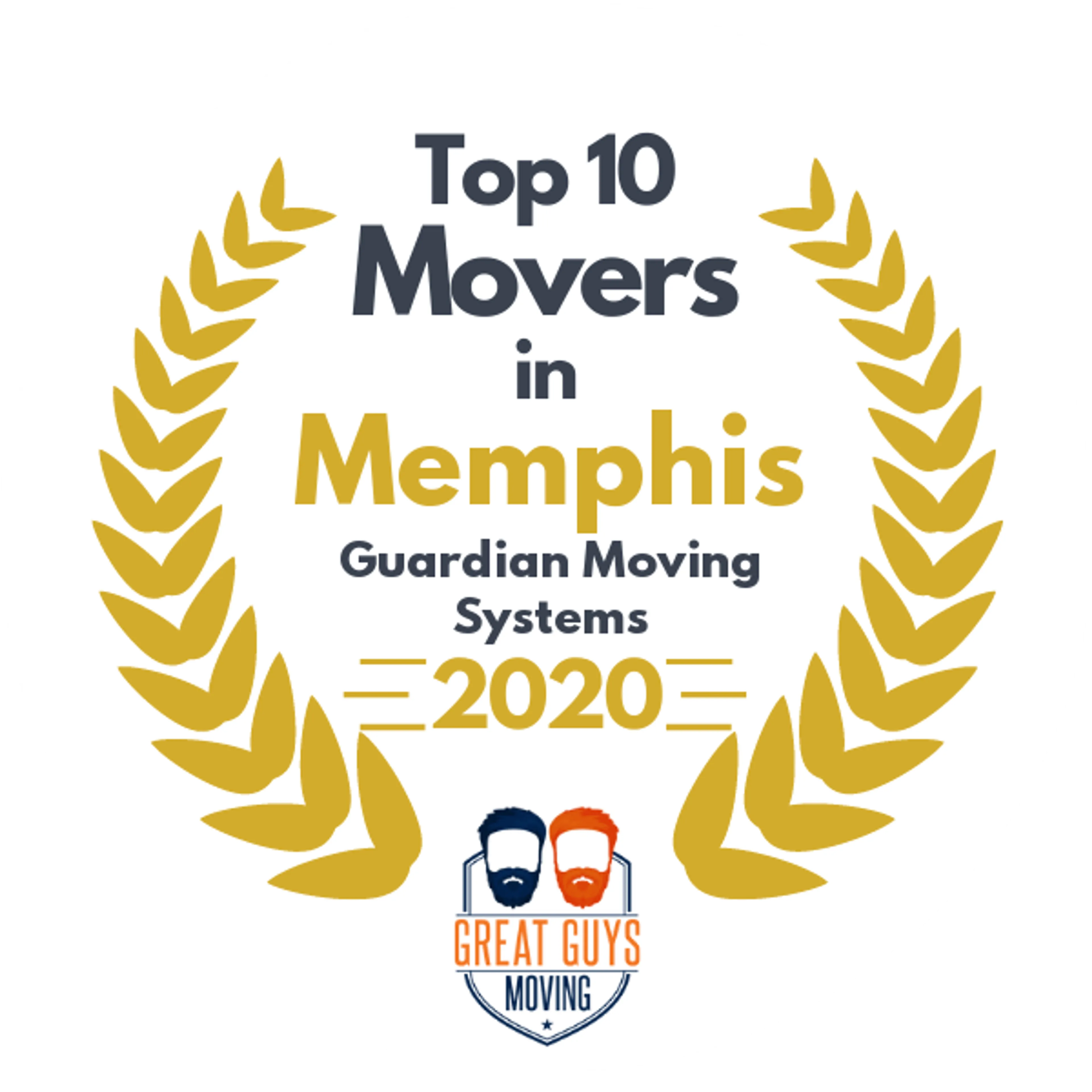 Top 10 Movers in Memphis, TN 2020 award