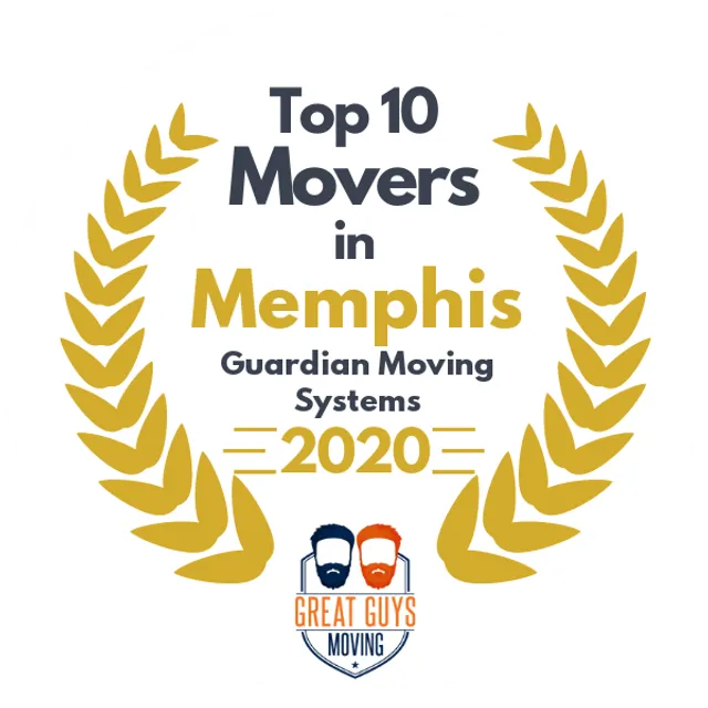 Top 10 Movers in Memphis, TN 2020 award