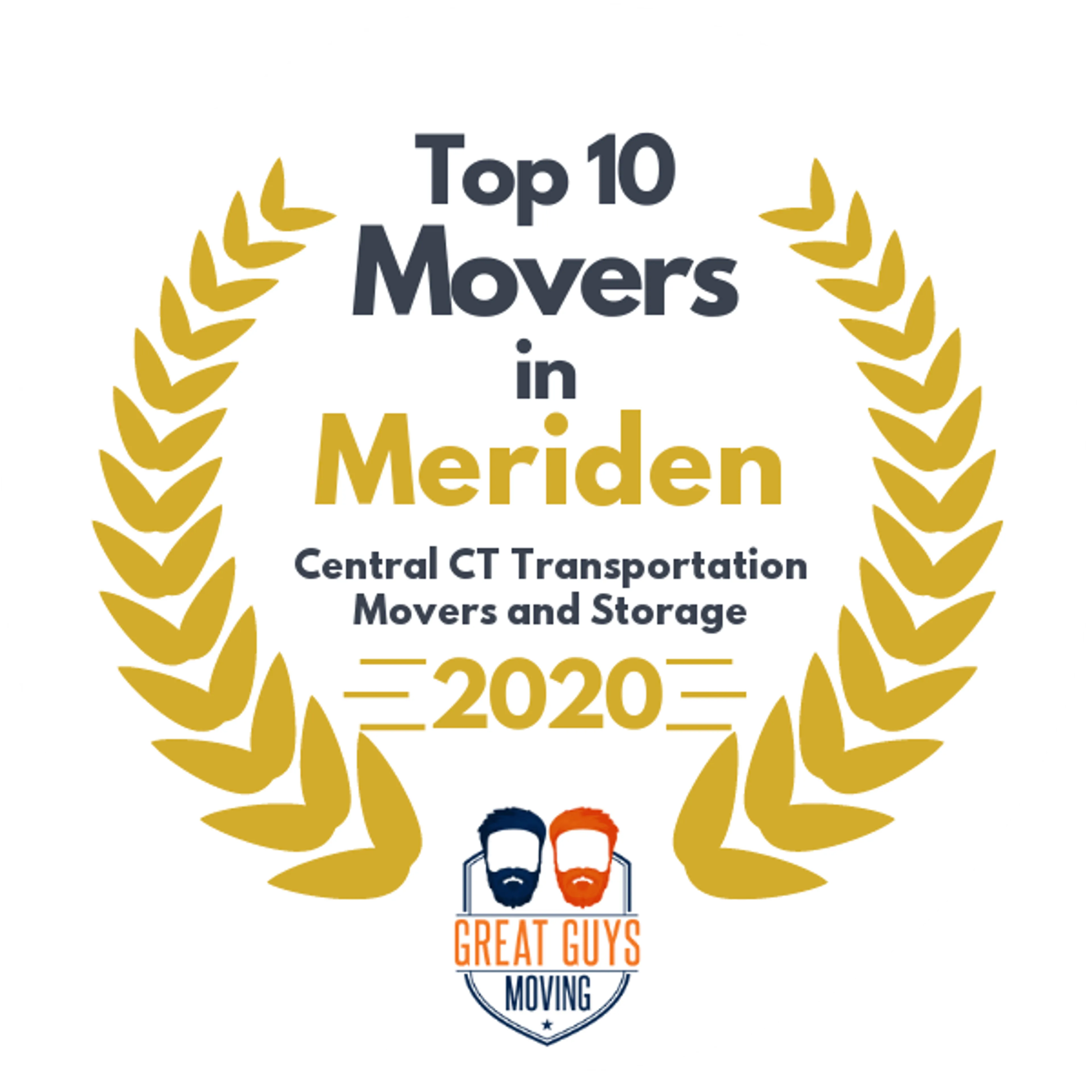 Top 10 Movers in Waterbury, CT 2020 award