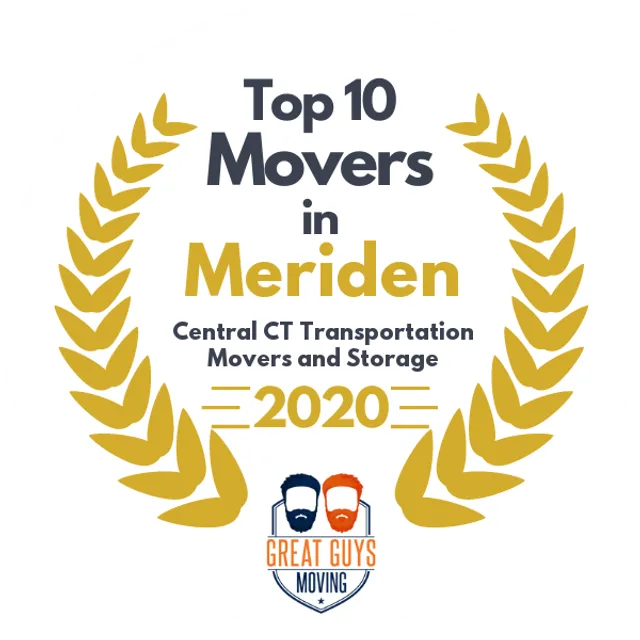 Top 10 Movers in New Britain, CT 2020 award