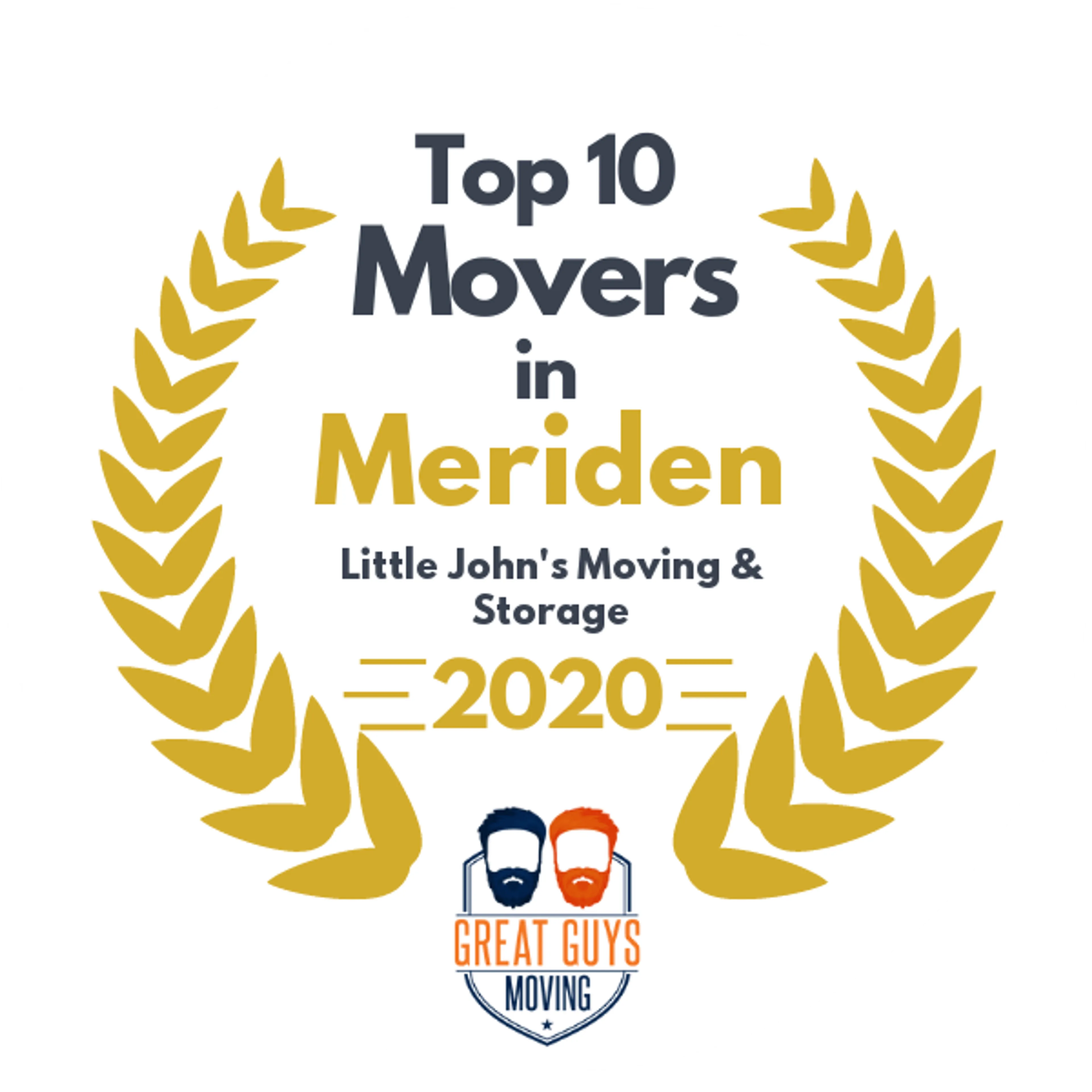 Top 10 Movers in Hartford, CT 2020 award