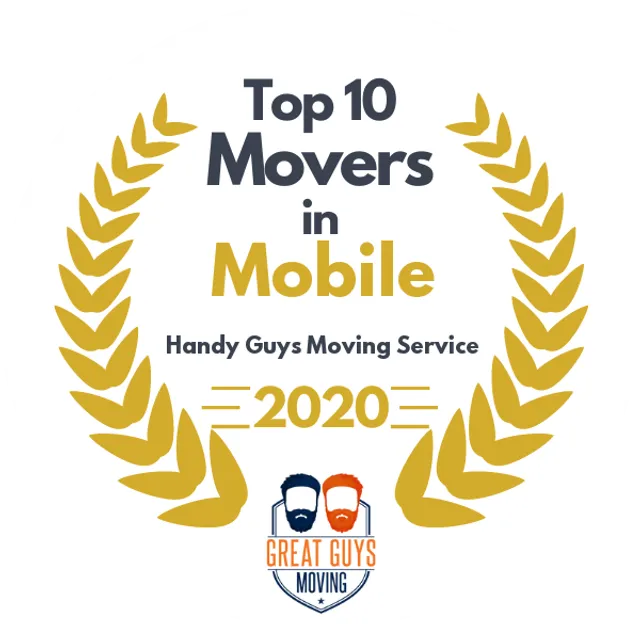 Top 10 Movers in Mobile, AL 2020 award