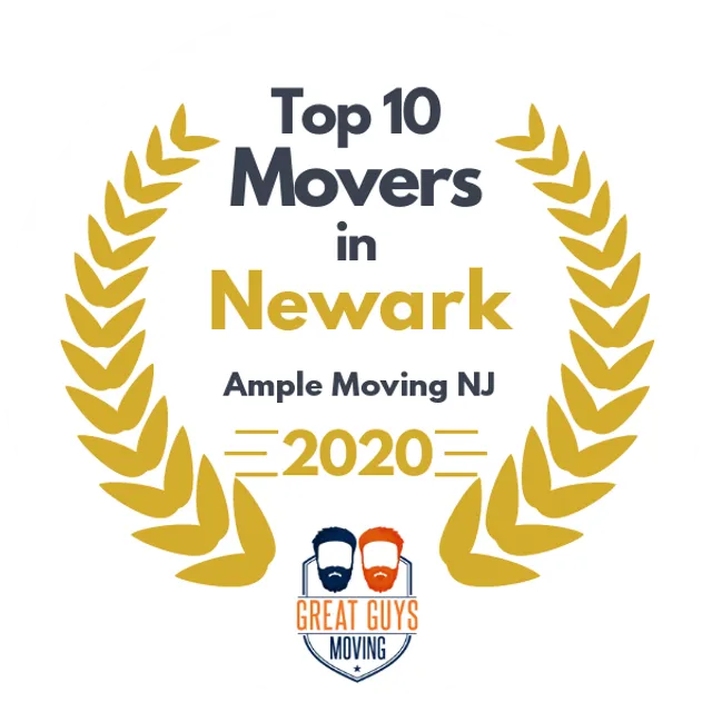 Top 10 Movers in Newark, NJ 2020 award