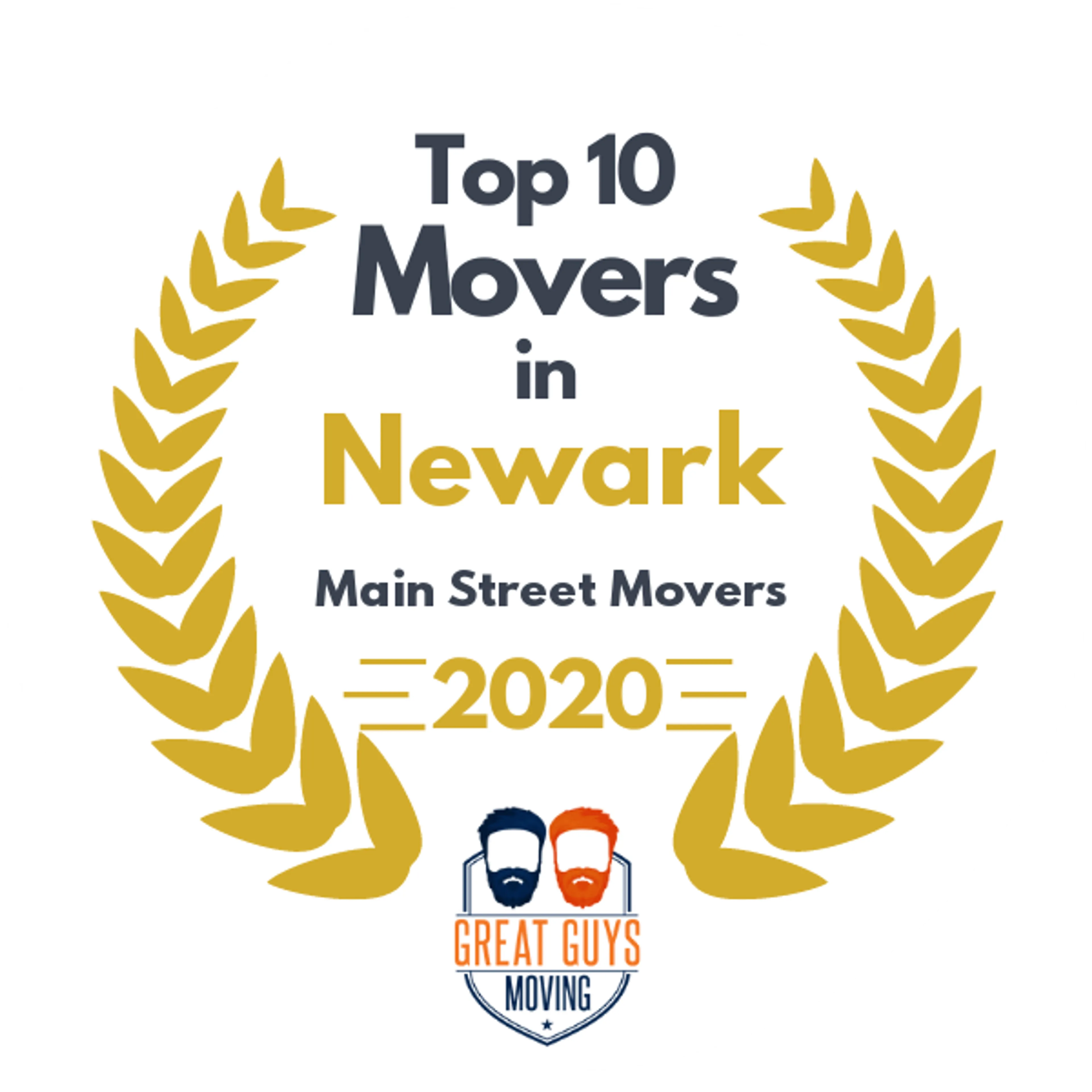 Top 10 Movers in Newark, NJ 2020 award