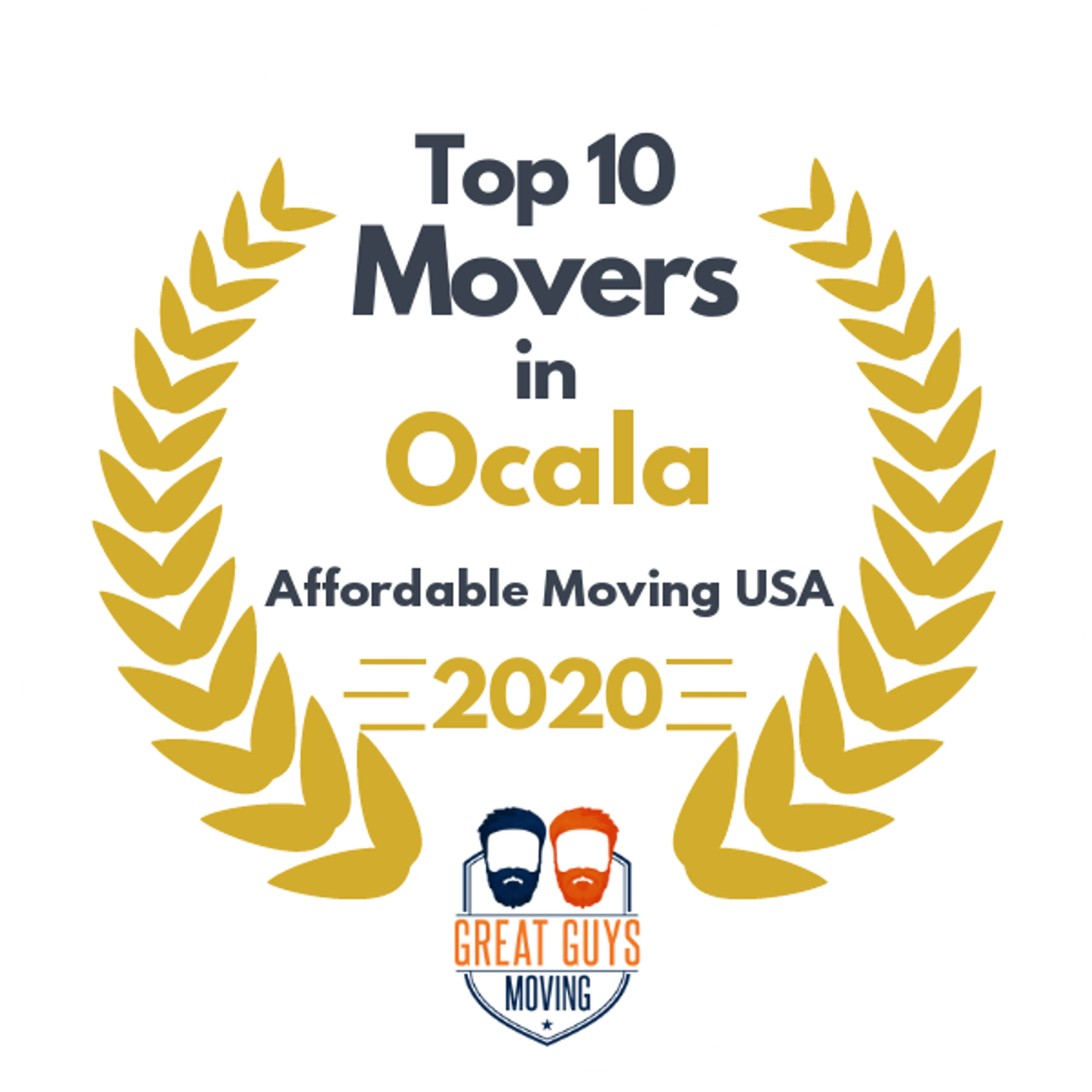Top 10 Movers in Gainesville, FL 2020 award