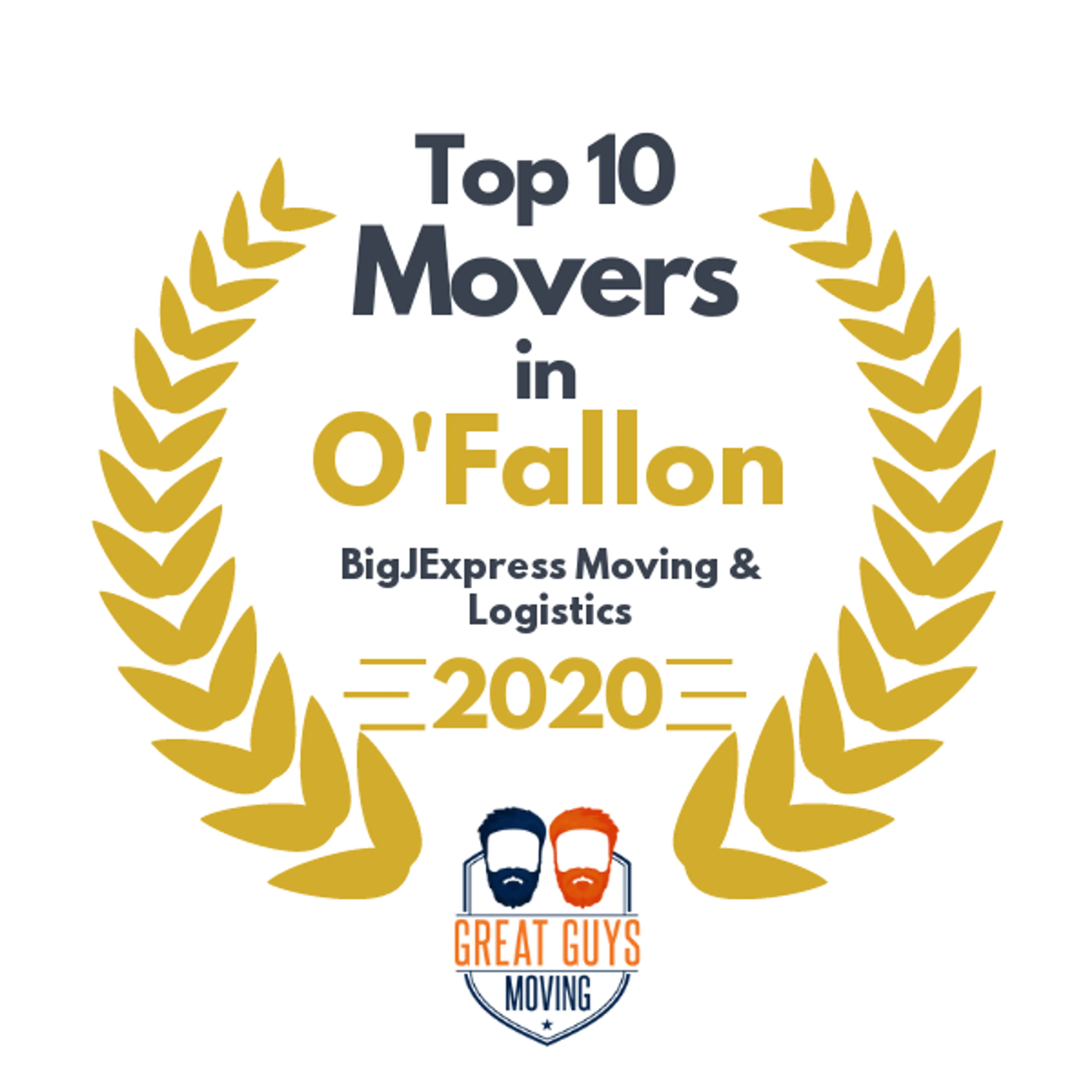 Top 10 Movers in St. Louis, MO 2020 award