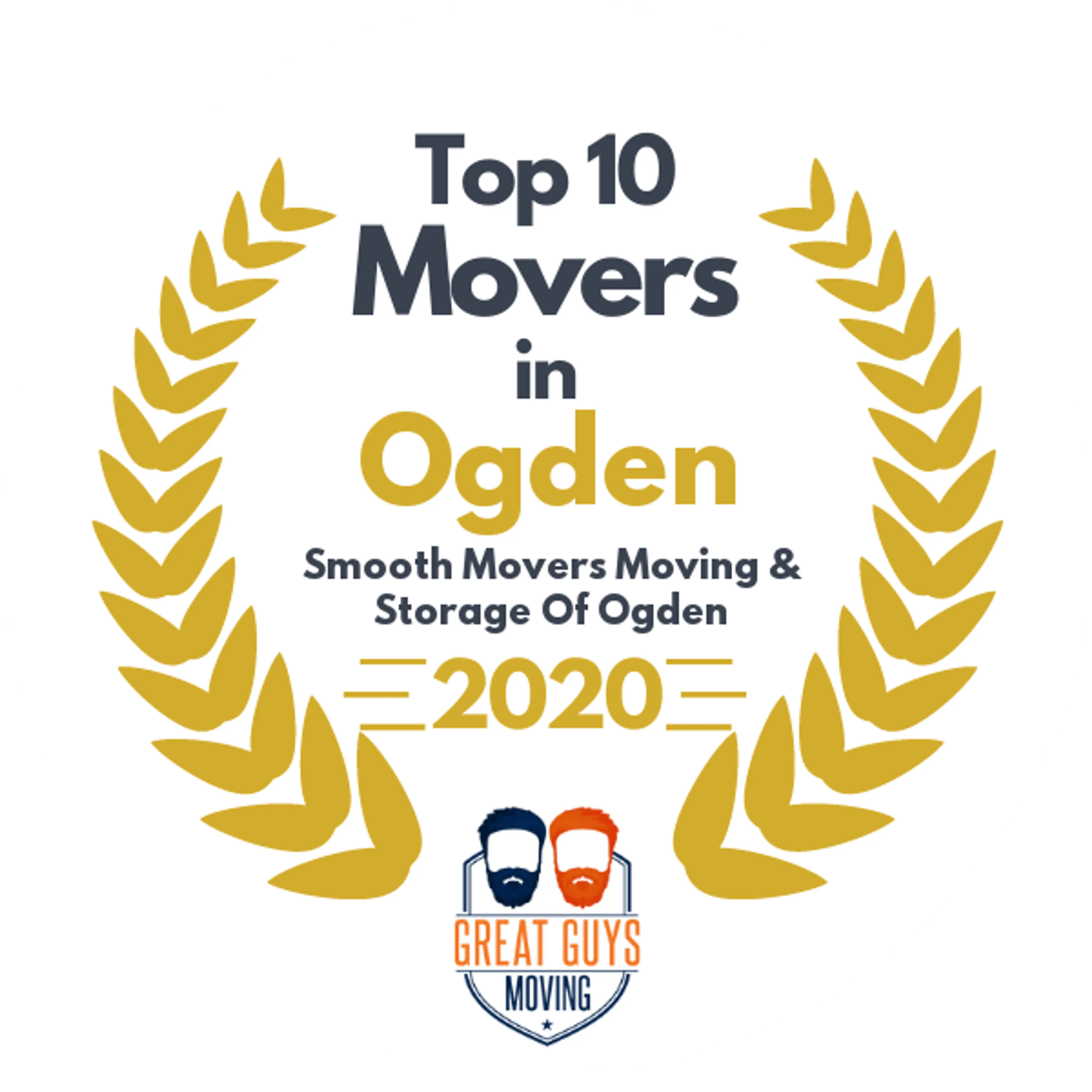 Top 10 Movers in West Jordan, UT 2020 award