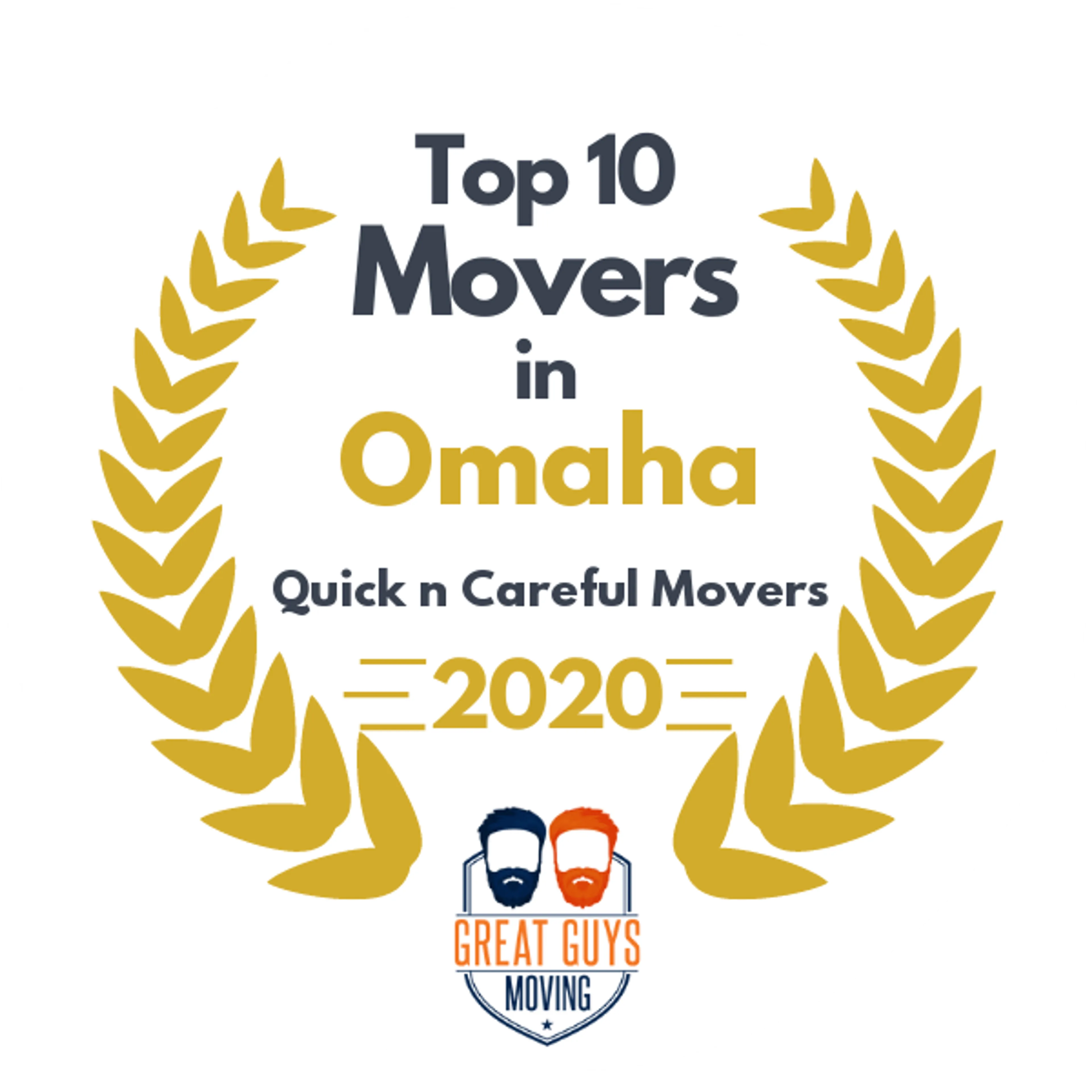 Top 10 Movers in Omaha, NE 2020 award