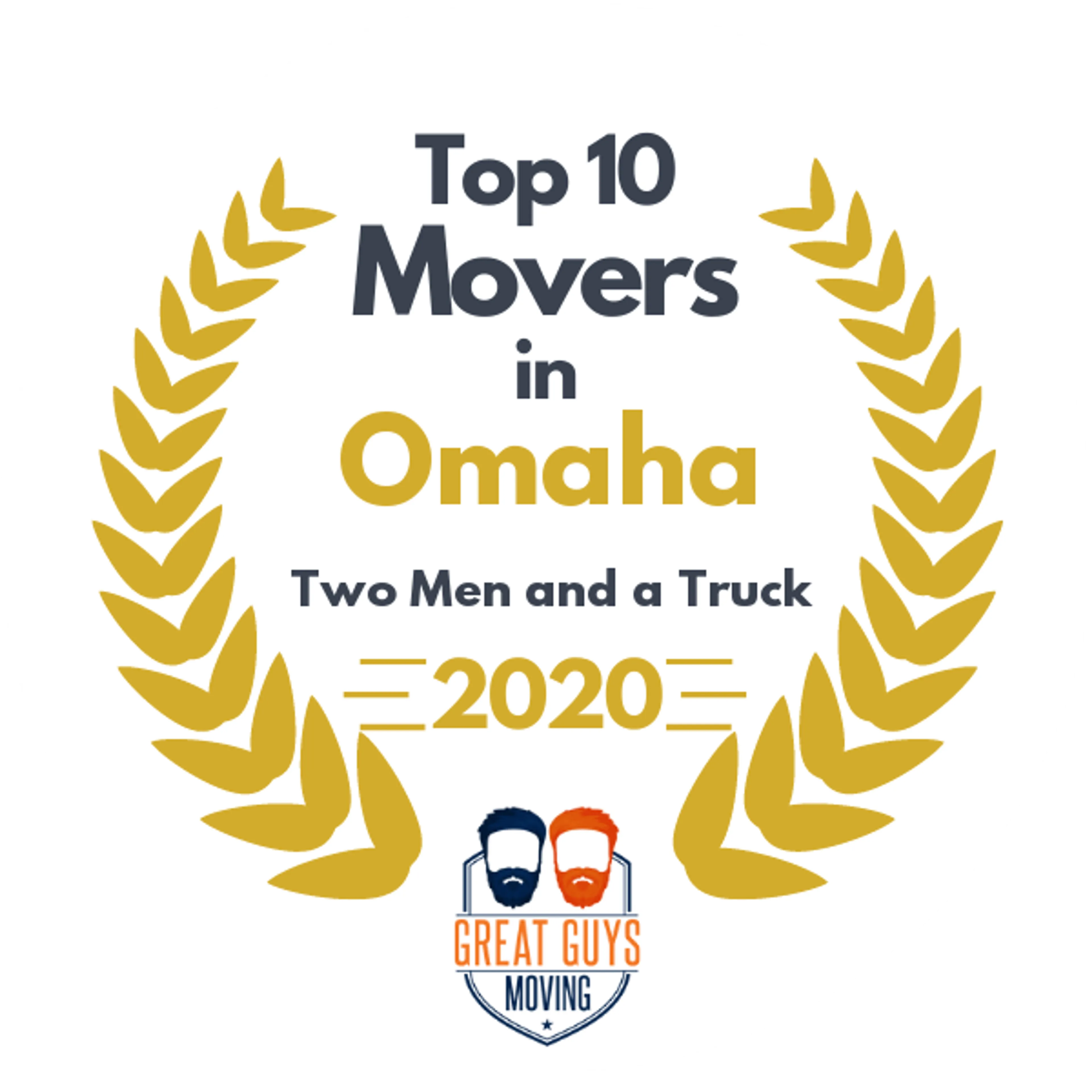 Top 10 Movers in Omaha, NE 2020 award