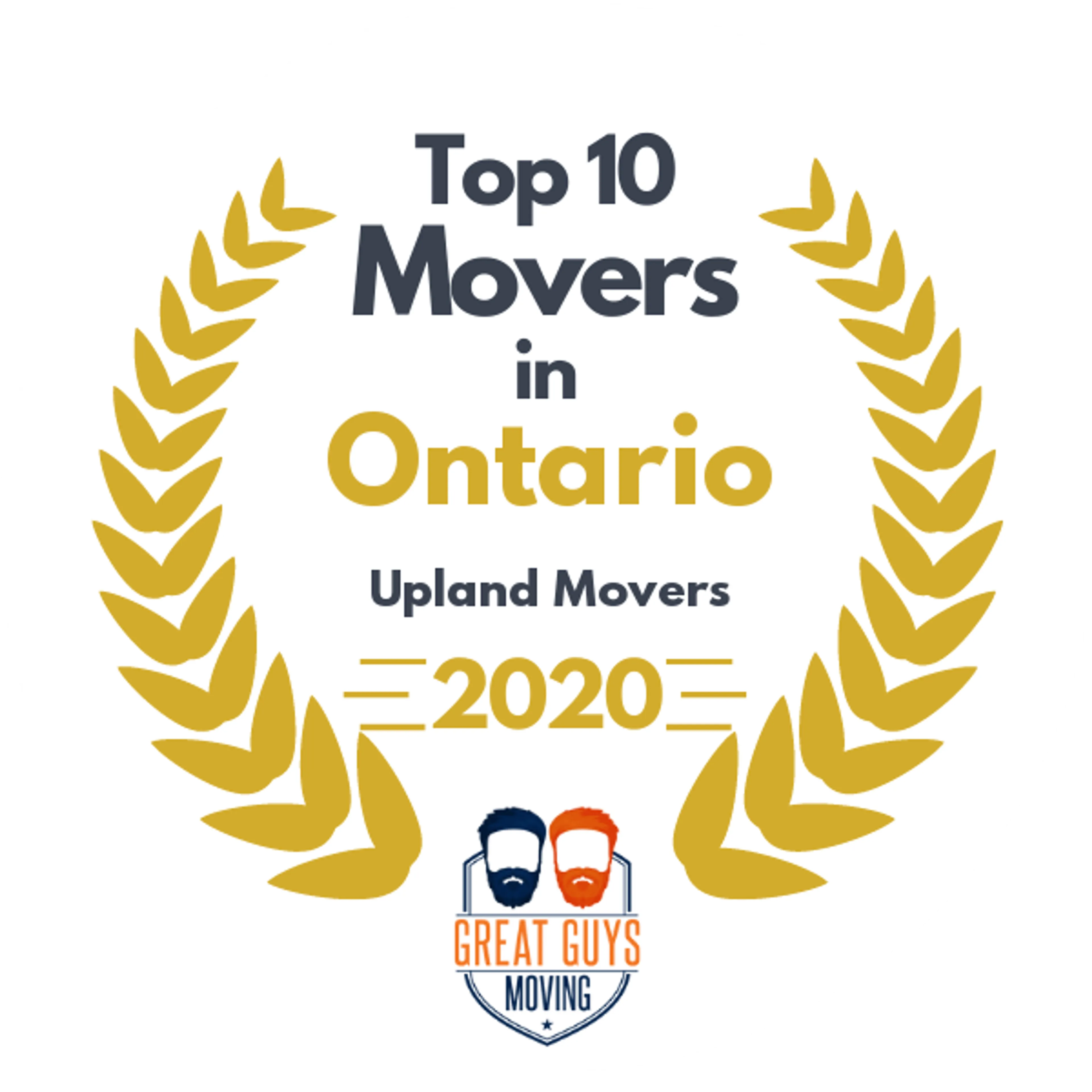 Top 10 Movers in Ontario, CA 2020 award
