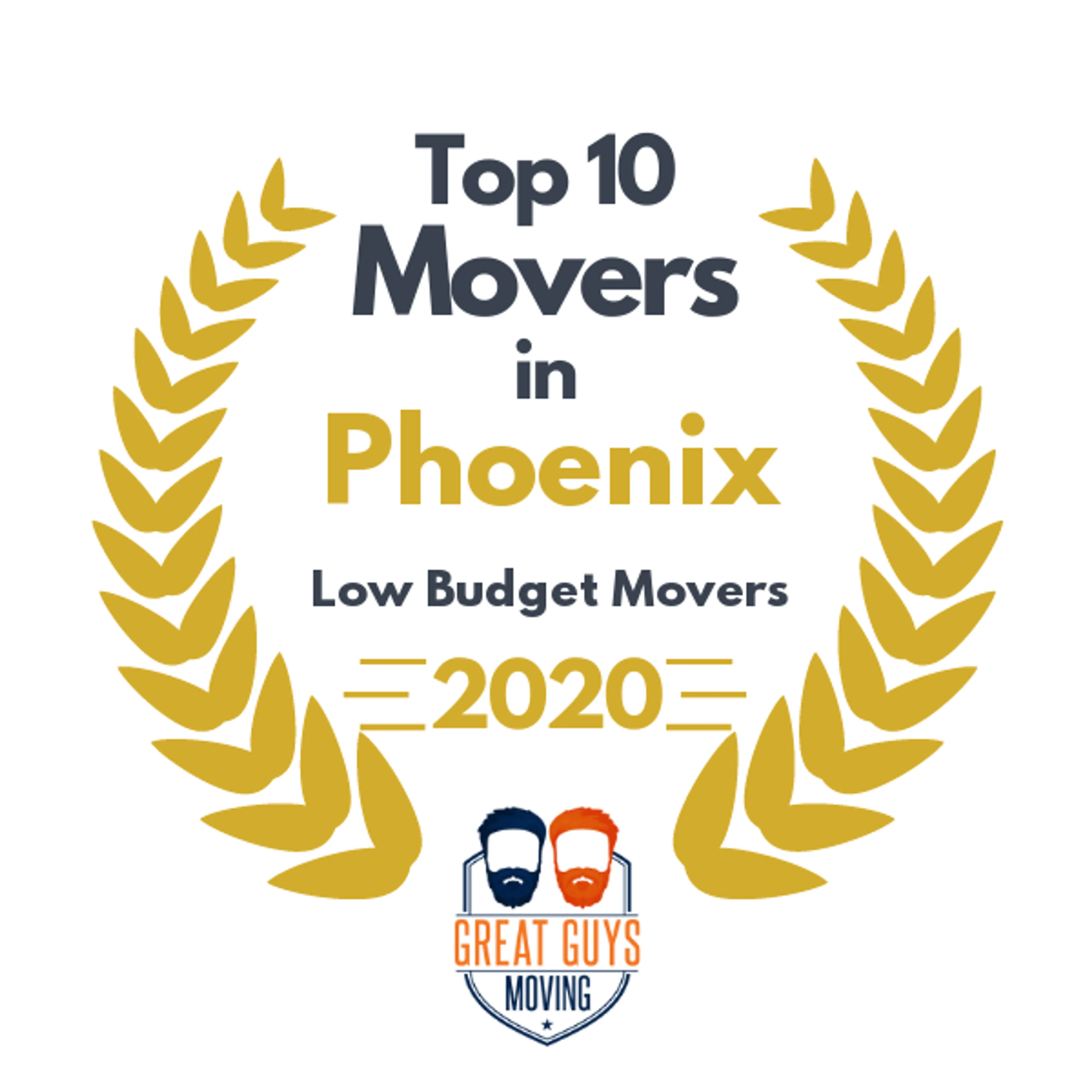 Top 10 Movers in Phoenix, AZ 2020 award