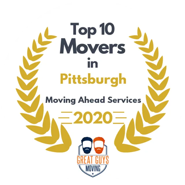 Top 10 Movers in Pittsburgh, PA 2020 award