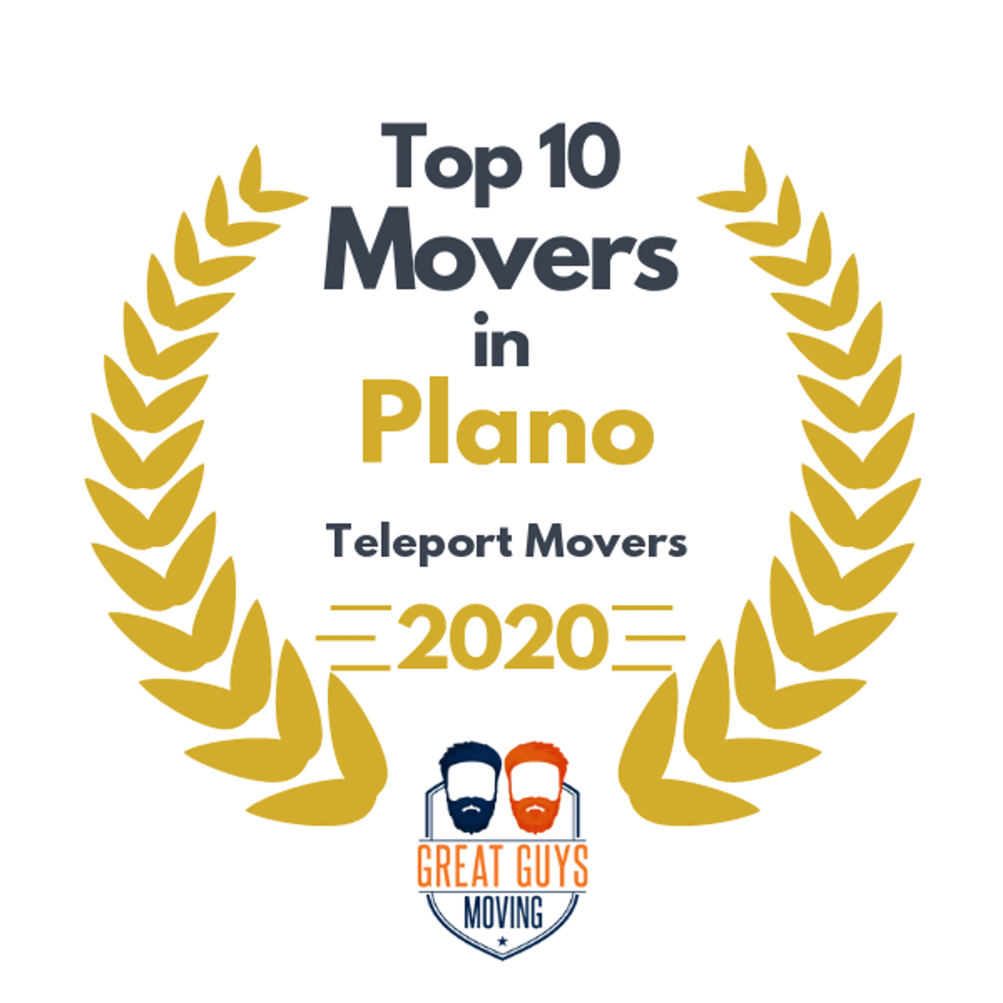 Top 10 Movers in Dallas, TX 2020 award