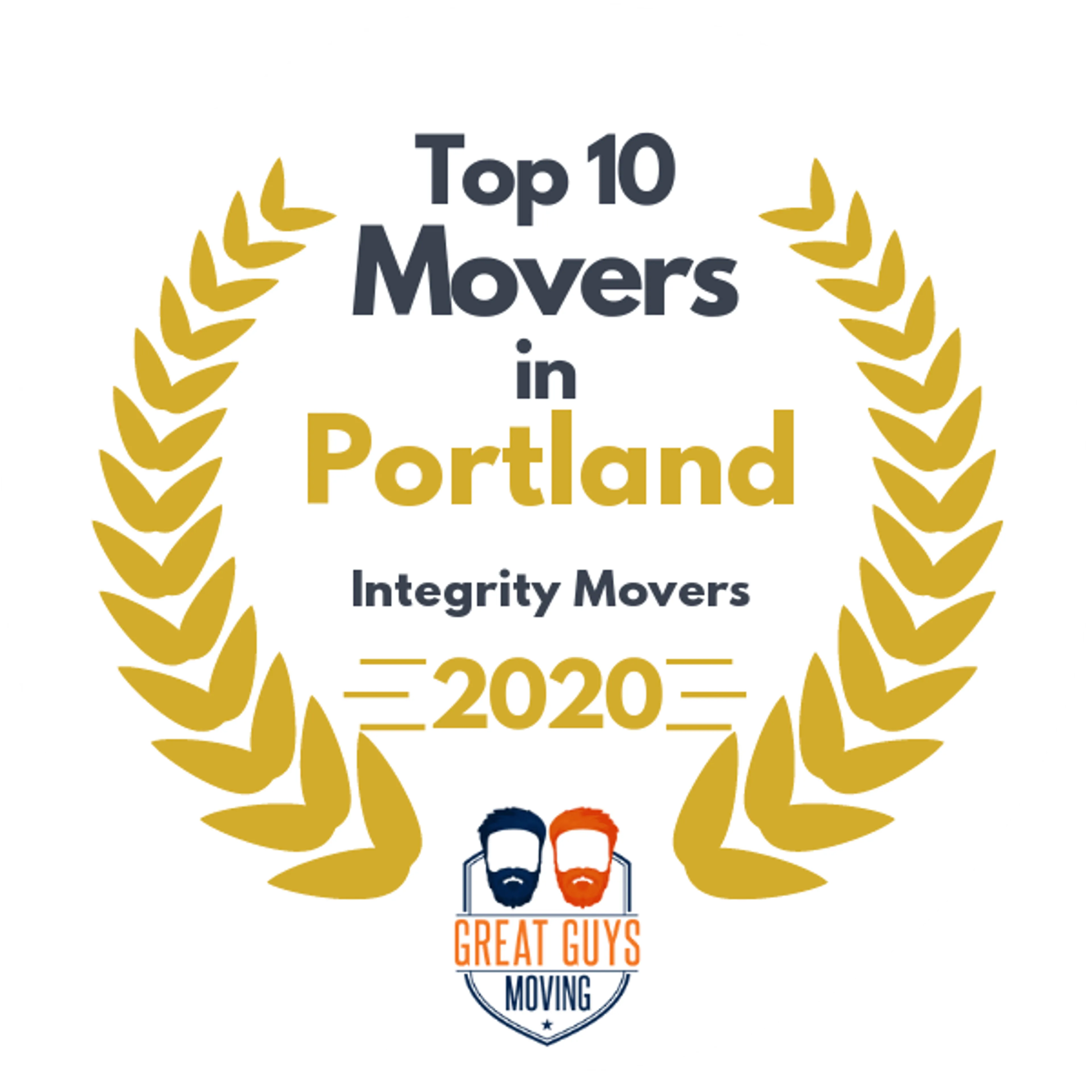 Top 10 Movers in Portland, ME 2020 award