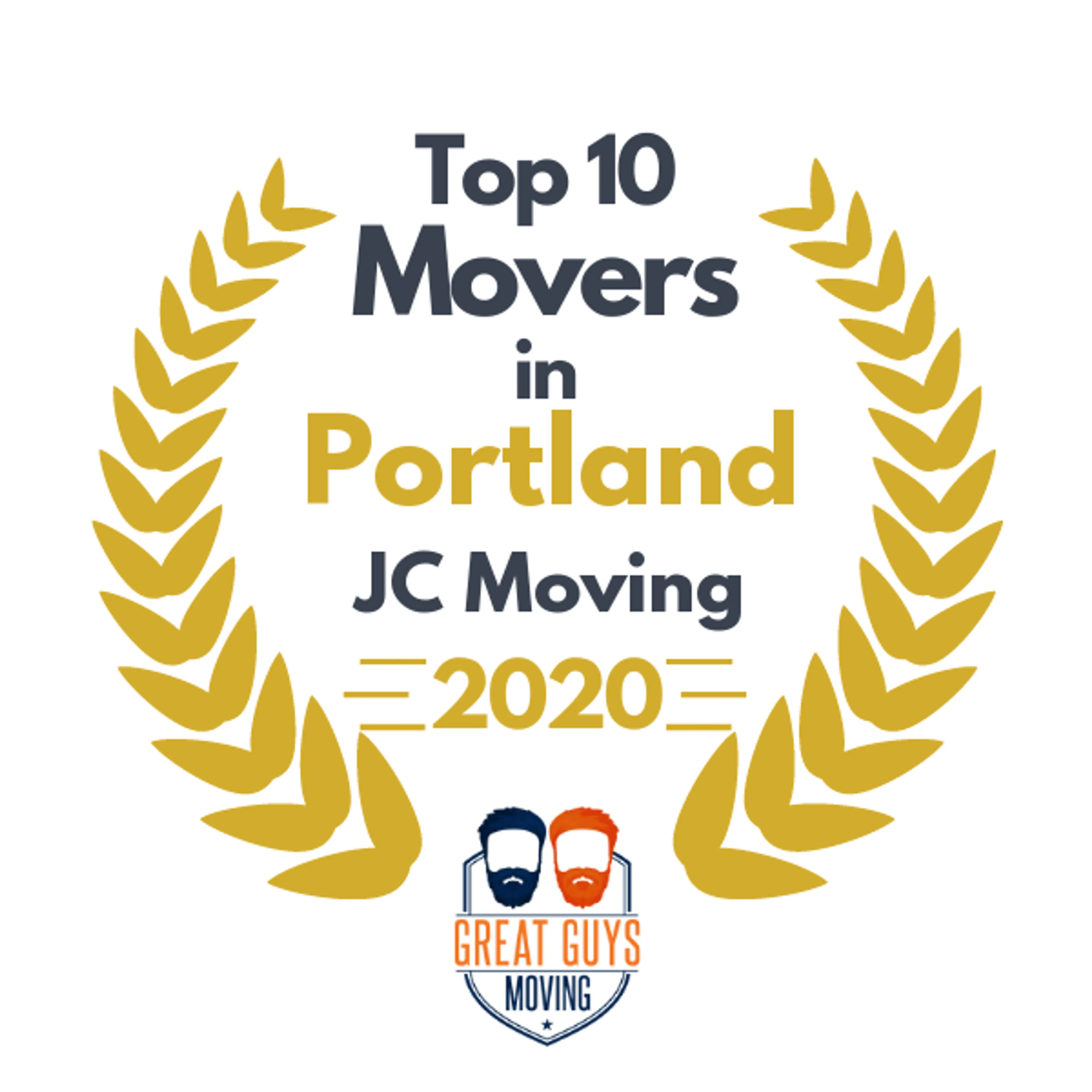 Top 10 Movers in Portland, ME 2020 award