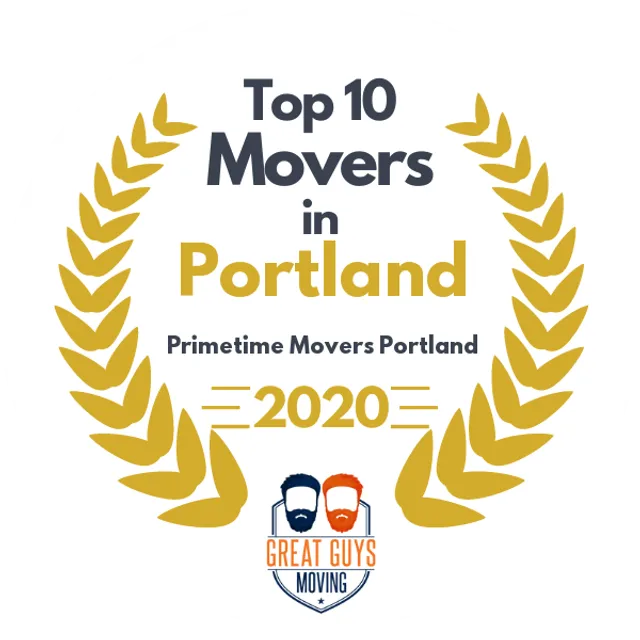 Top 10 Movers in Portland, OR 2020 award