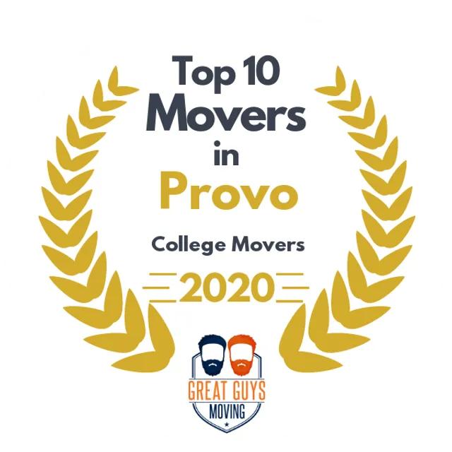 Top 10 Movers in Salt Lake City, UT 2020 award