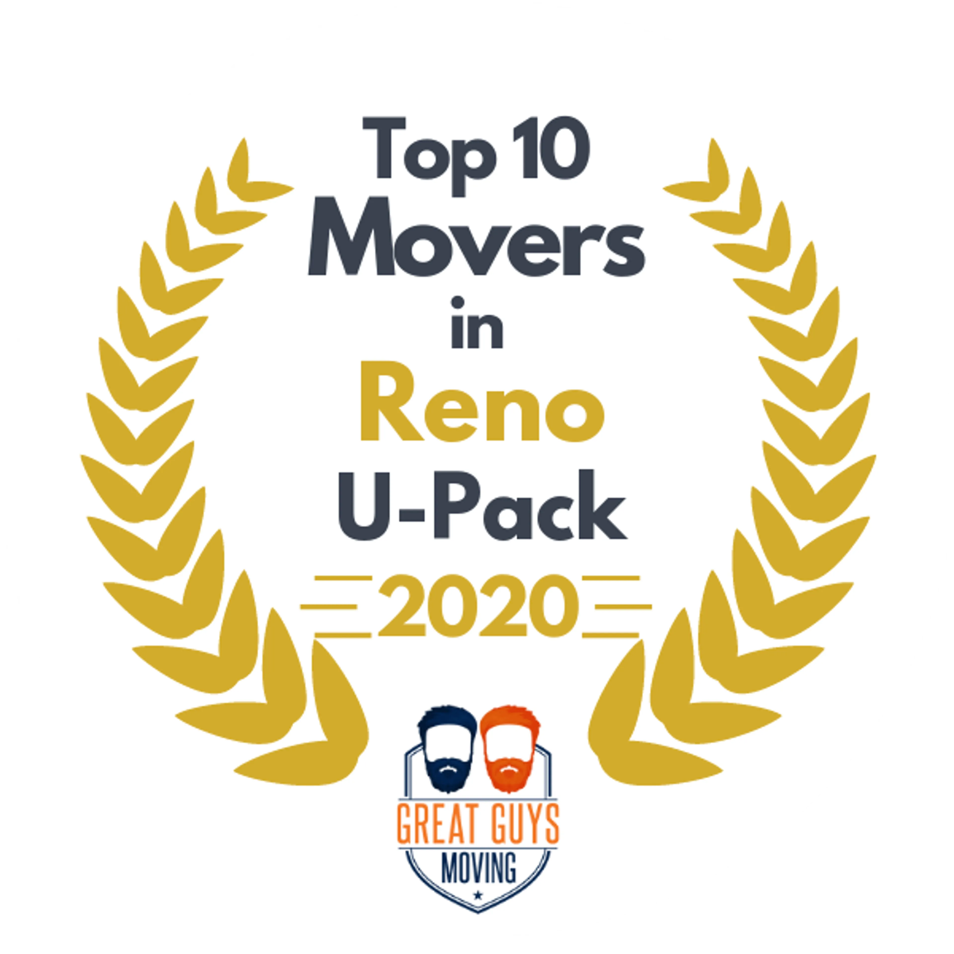 Top 10 Movers in Reno, NV 2020 award