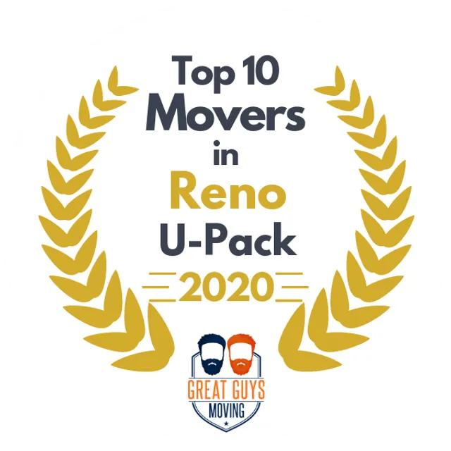 Top 10 Movers in Reno, NV 2020 award