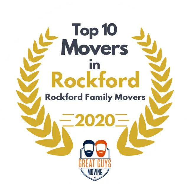 Top 10 Movers in Rockford, IL 2020 award