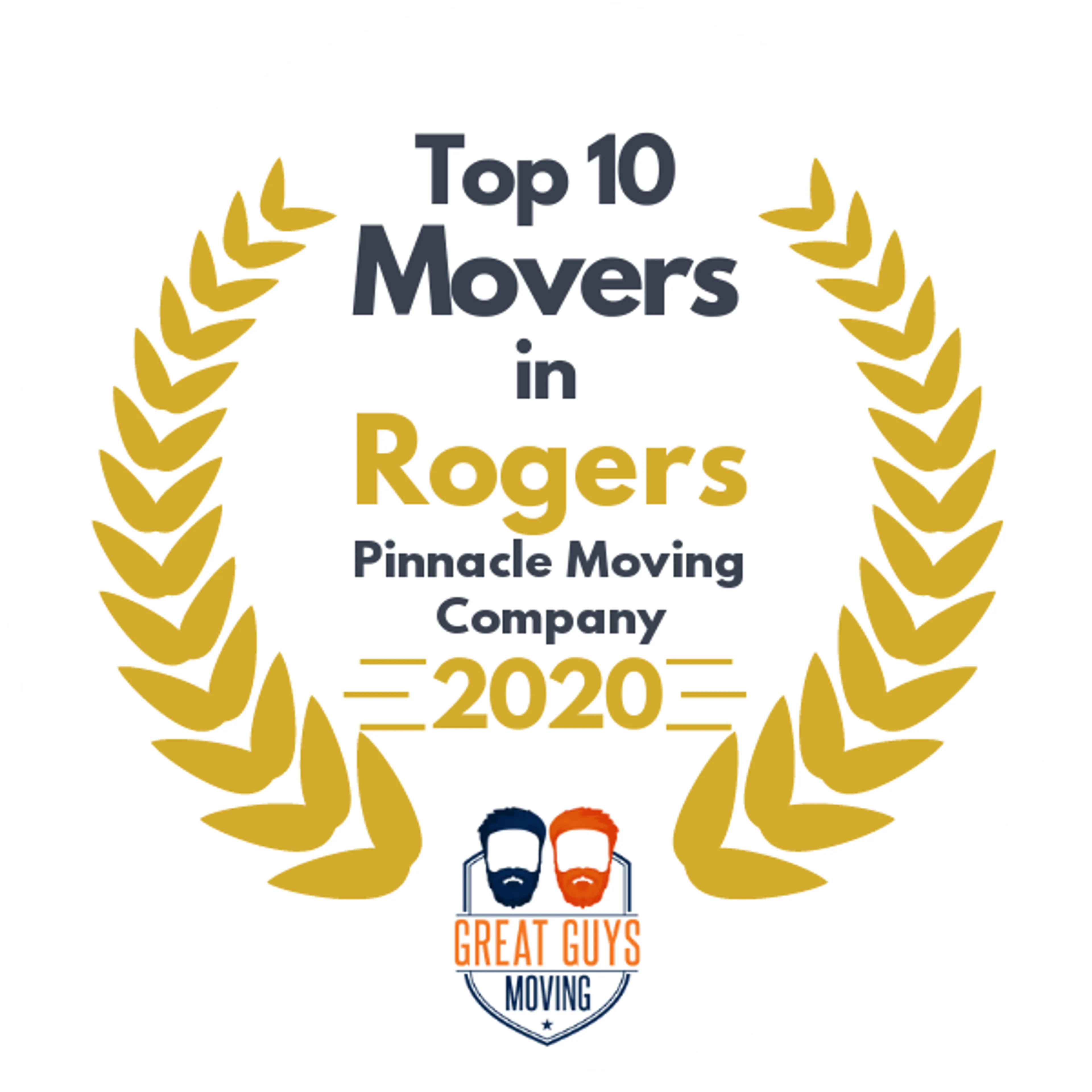 Top 10 Movers in Fayetteville, AR 2020 award