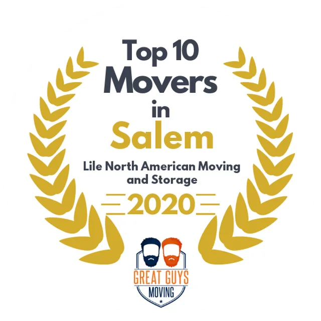 Top 10 Movers in Salem, OR 2020 award