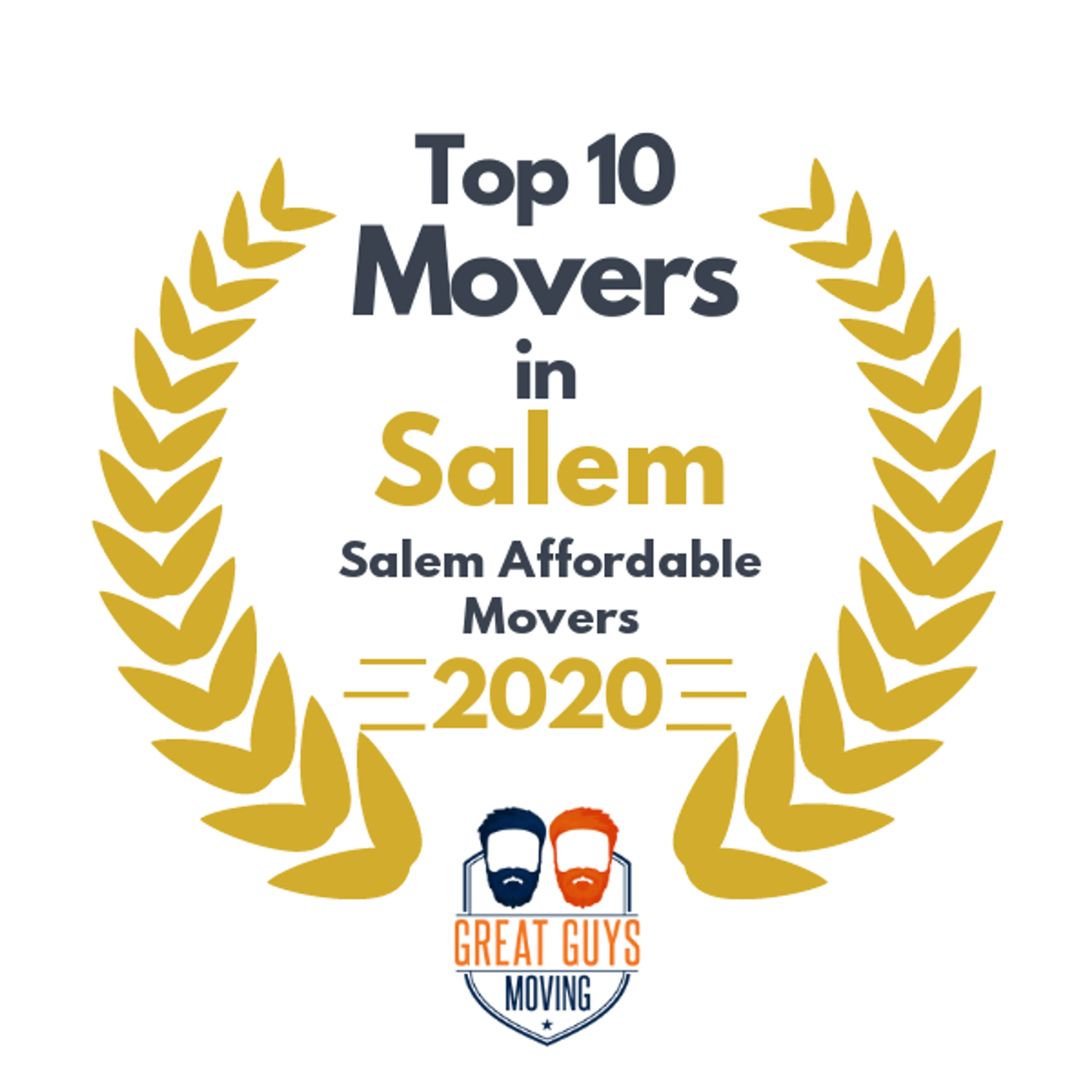 Top 10 Movers in Portland, OR 2020 award