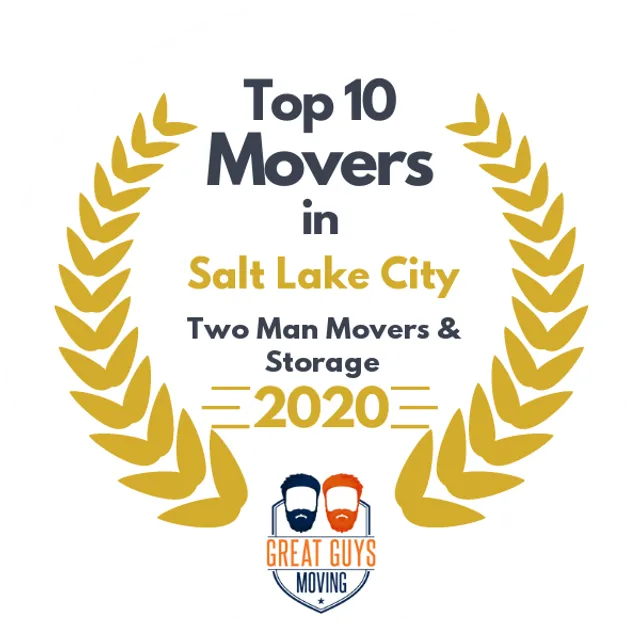 Top 10 Movers in Salt Lake City, UT 2020 award