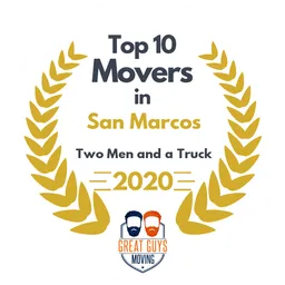 top 10 ranked movers in san marcos 2020 two men and a truck image