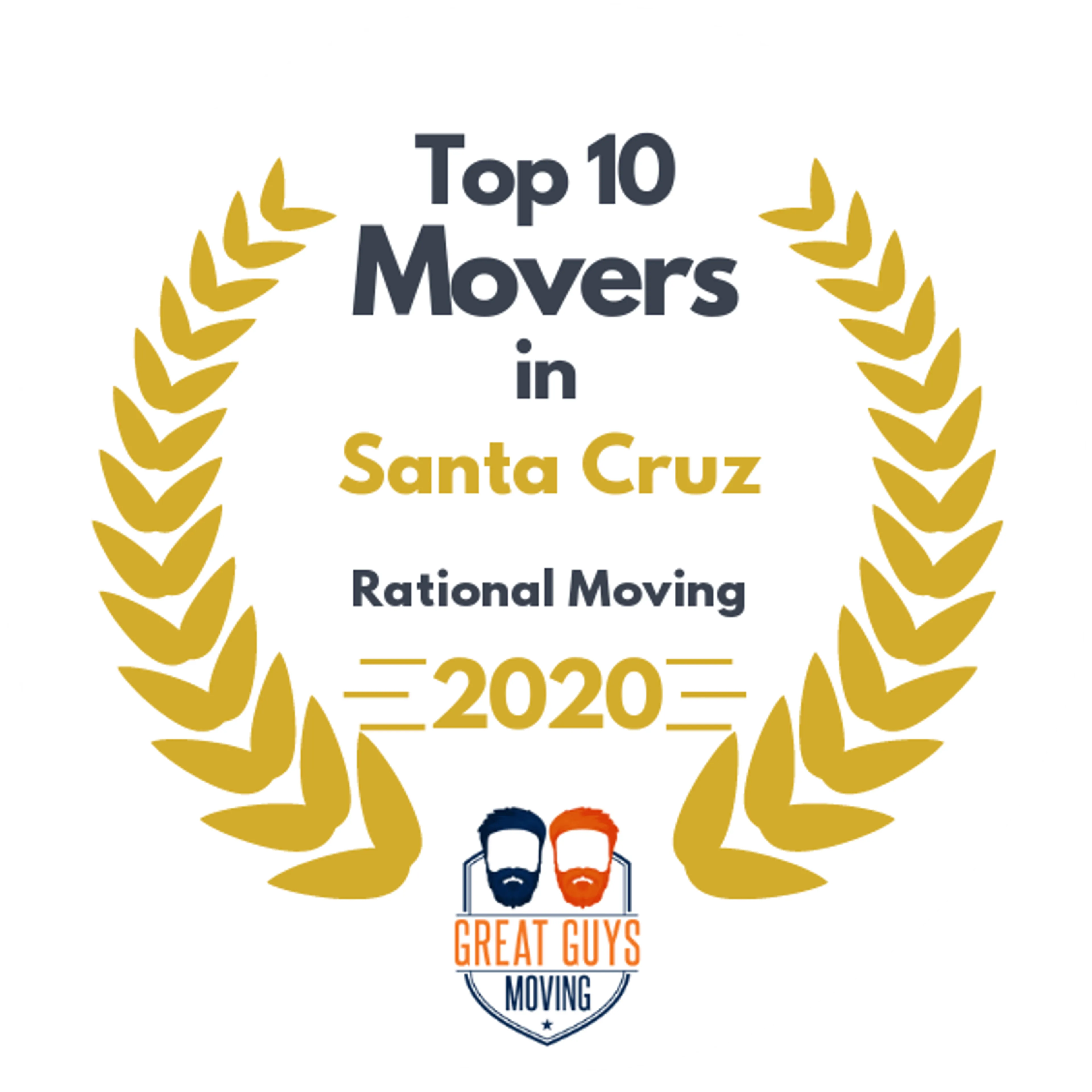 Top 10 Movers in San Jose, CA 2020 award