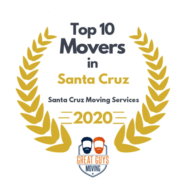 Top 10 Movers in Salinas, CA 2020 award