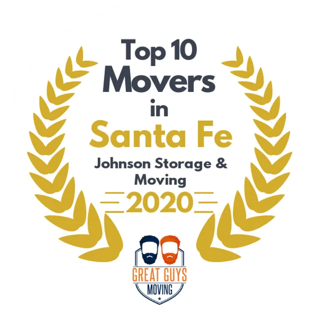 Top 10 Movers in Santa Fe, NM 2020 award