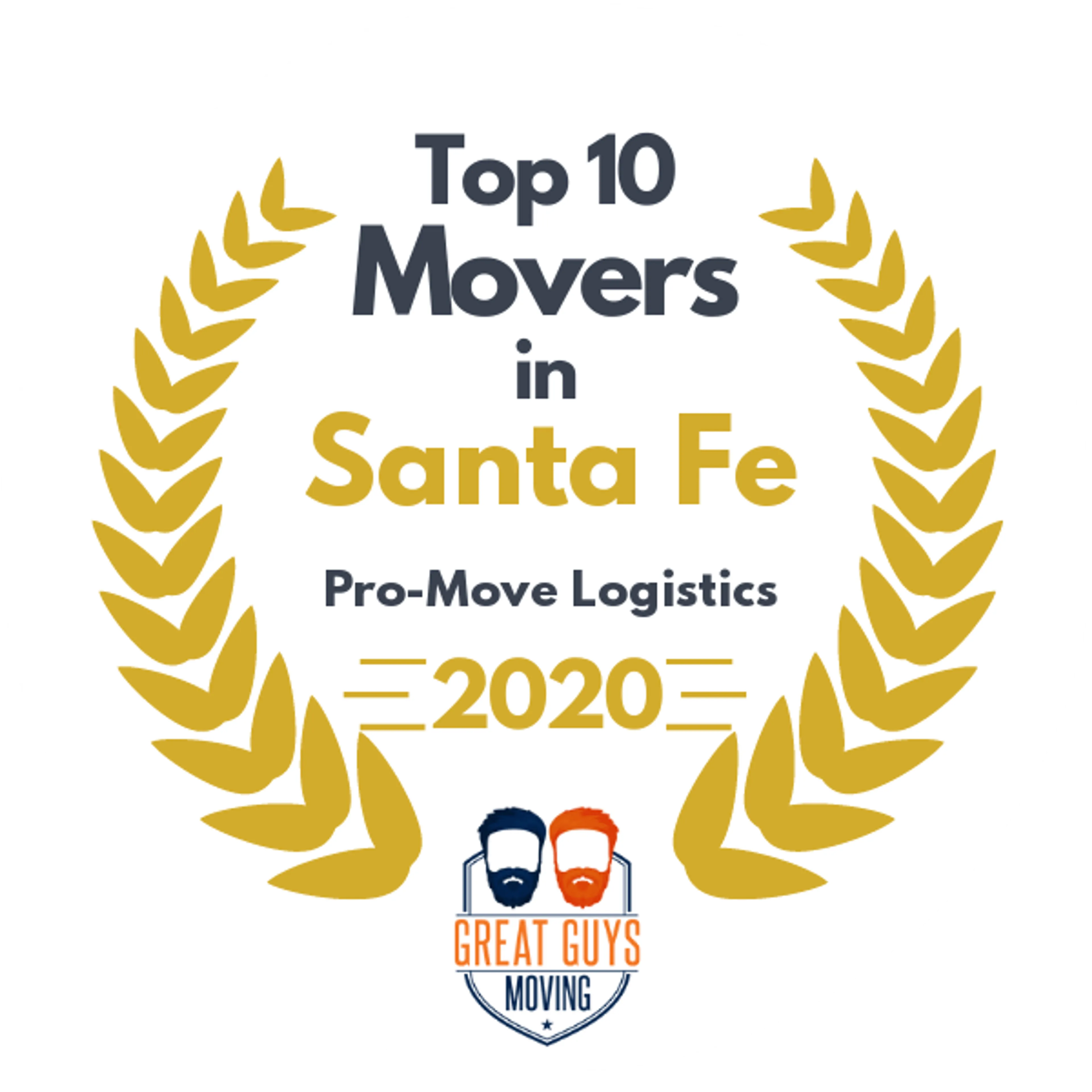 Top 10 Movers in Albuquerque, NM 2020 award