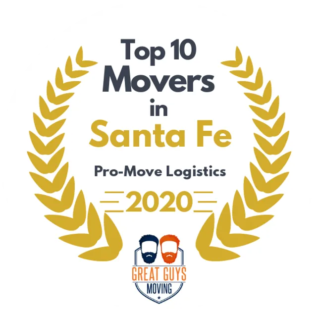 Top 10 Movers in Albuquerque, NM 2020 award