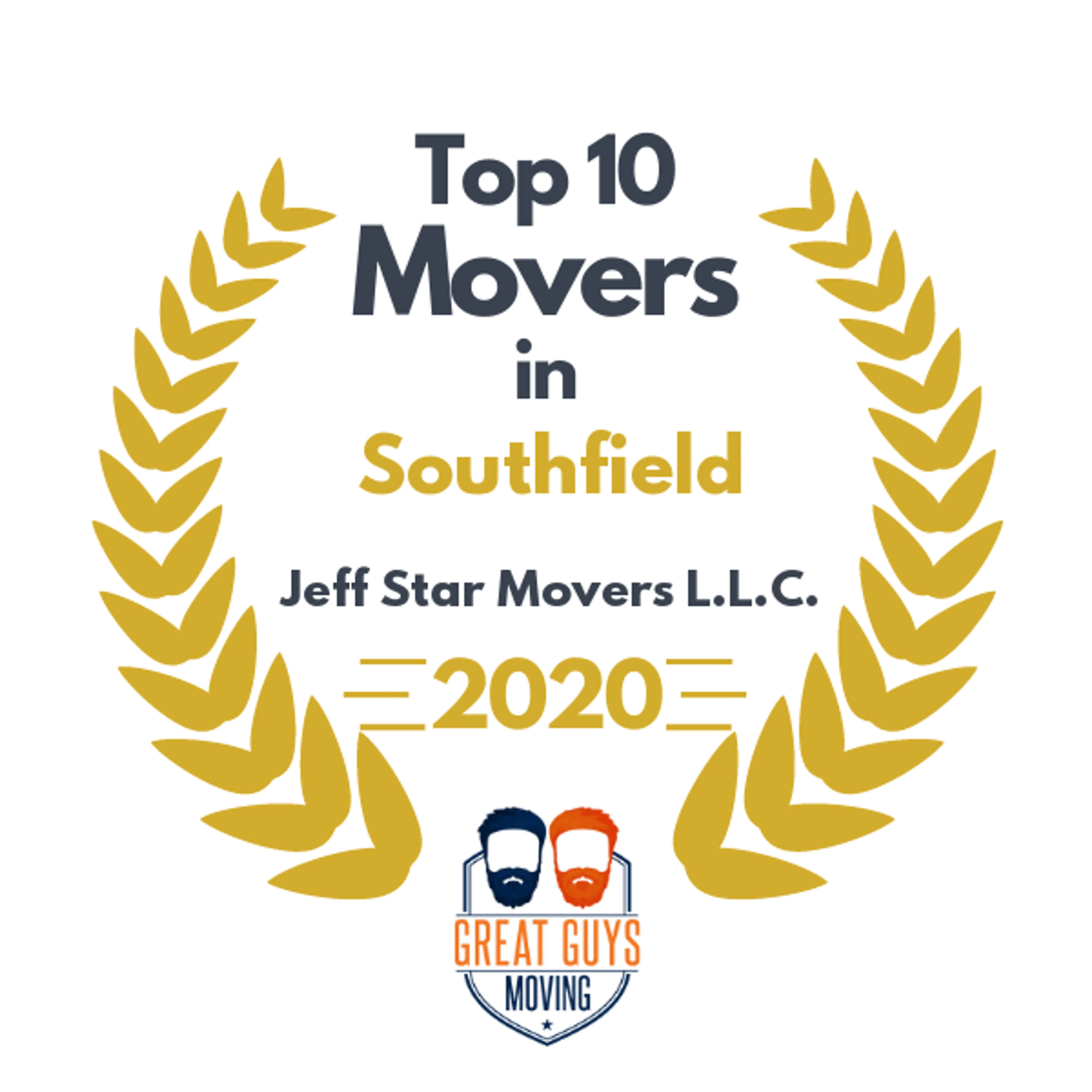 Top 10 Movers in Detroit, MI 2020 award