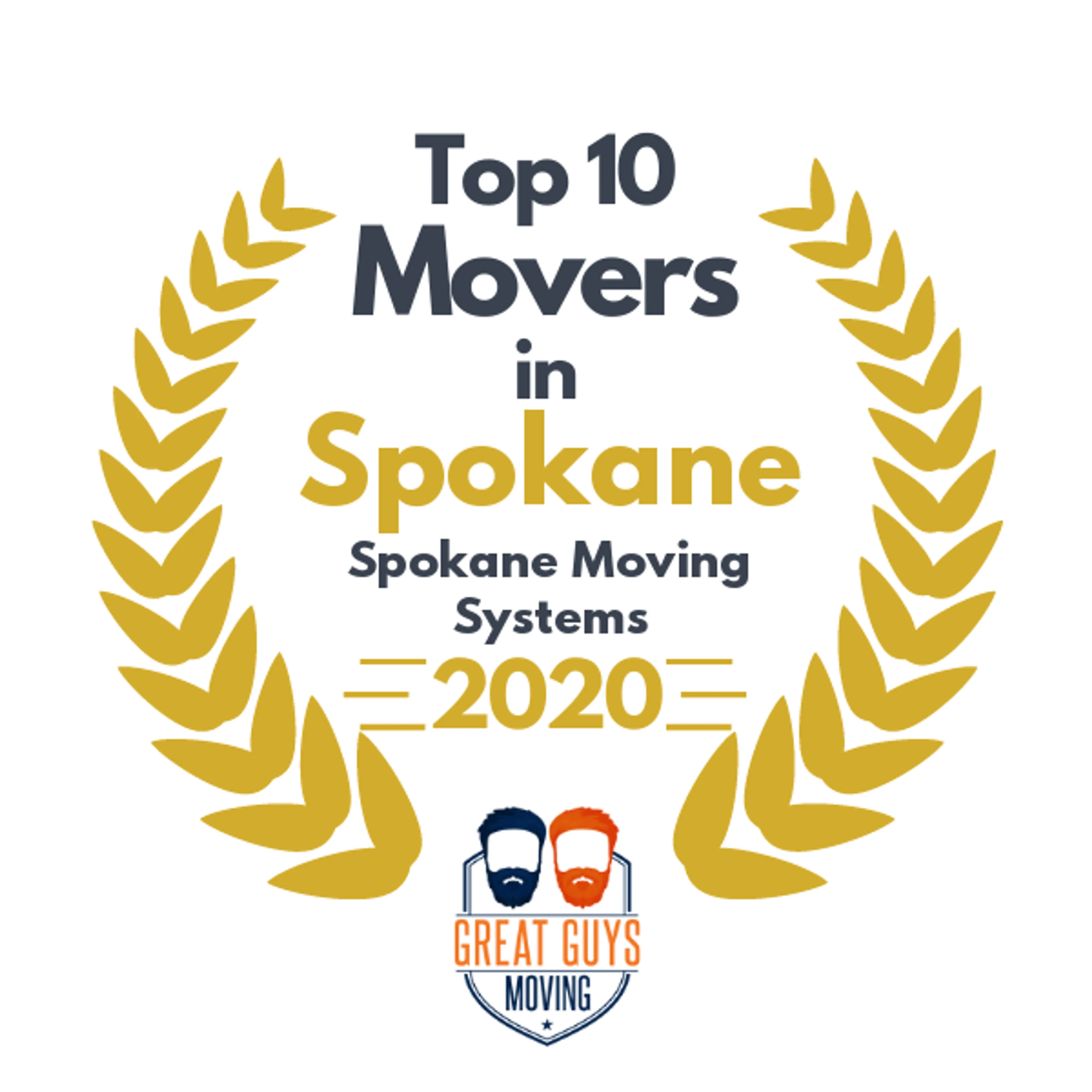 Top 10 Movers in Spokane, WA 2020 award