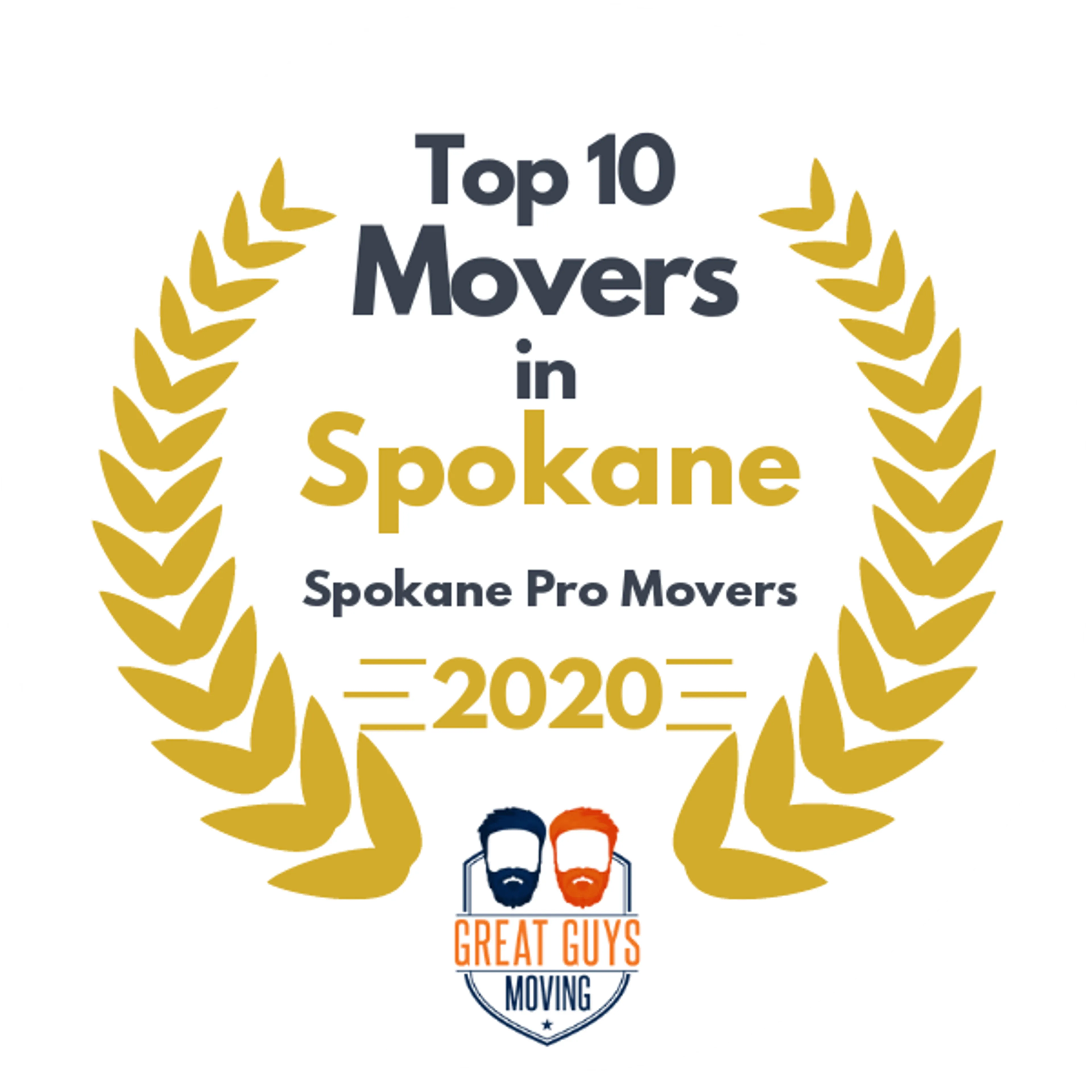 Top 10 Movers in Spokane, WA 2020 award