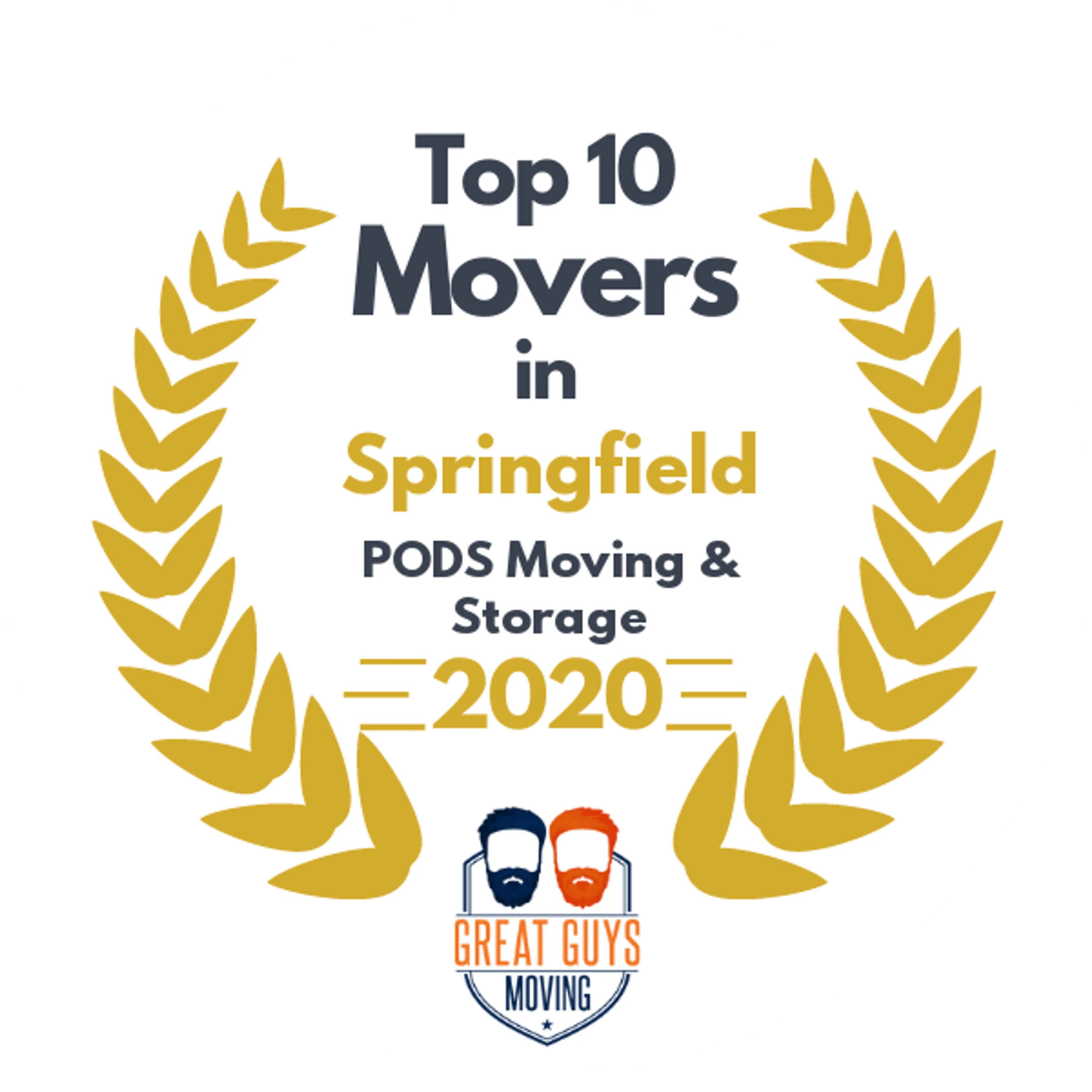 Top 10 Movers in Springfield, MO 2020 award