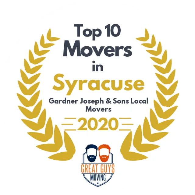 Top 10 Movers in Syracuse, NY 2020 award