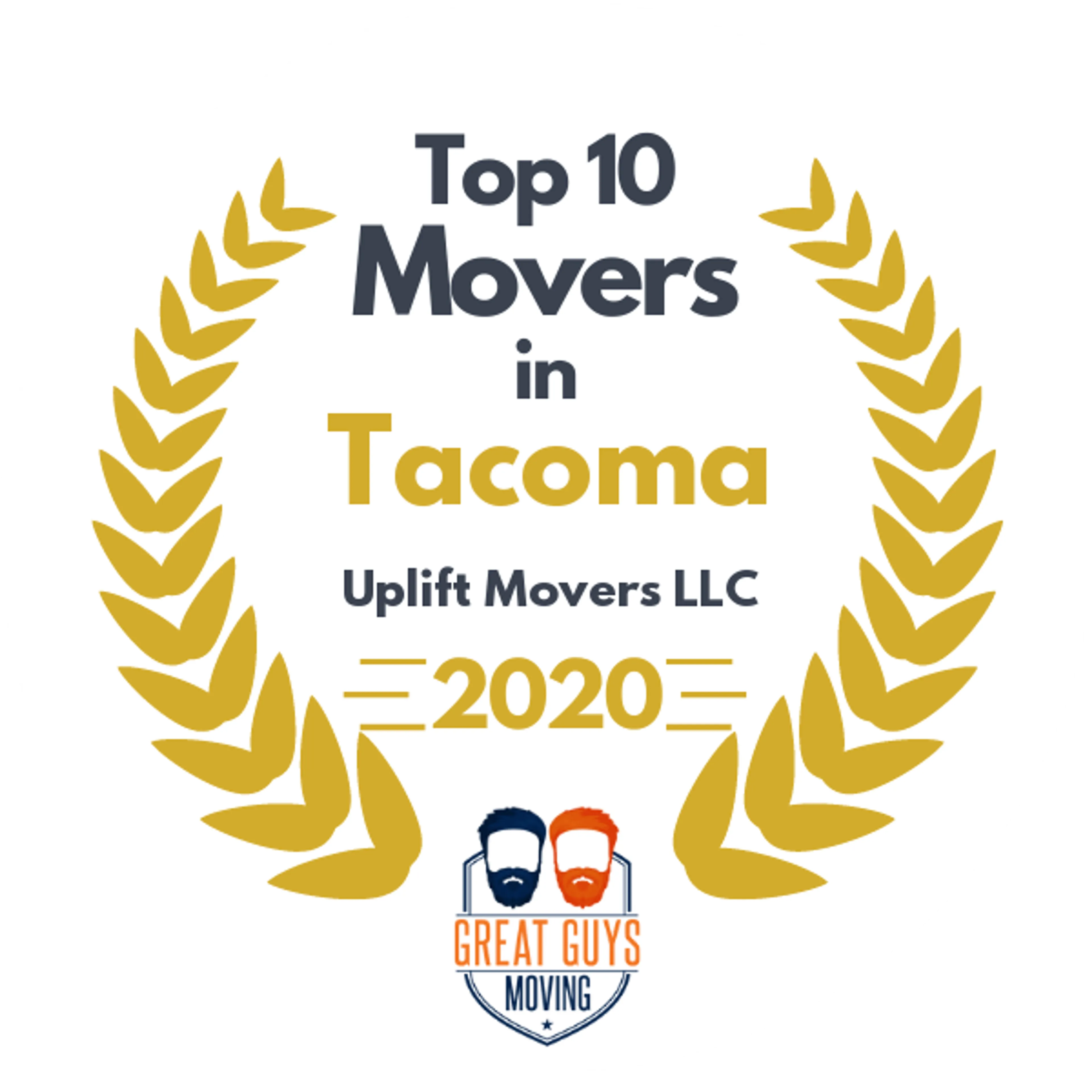 Top 10 Movers in Tacoma, WA 2020 award