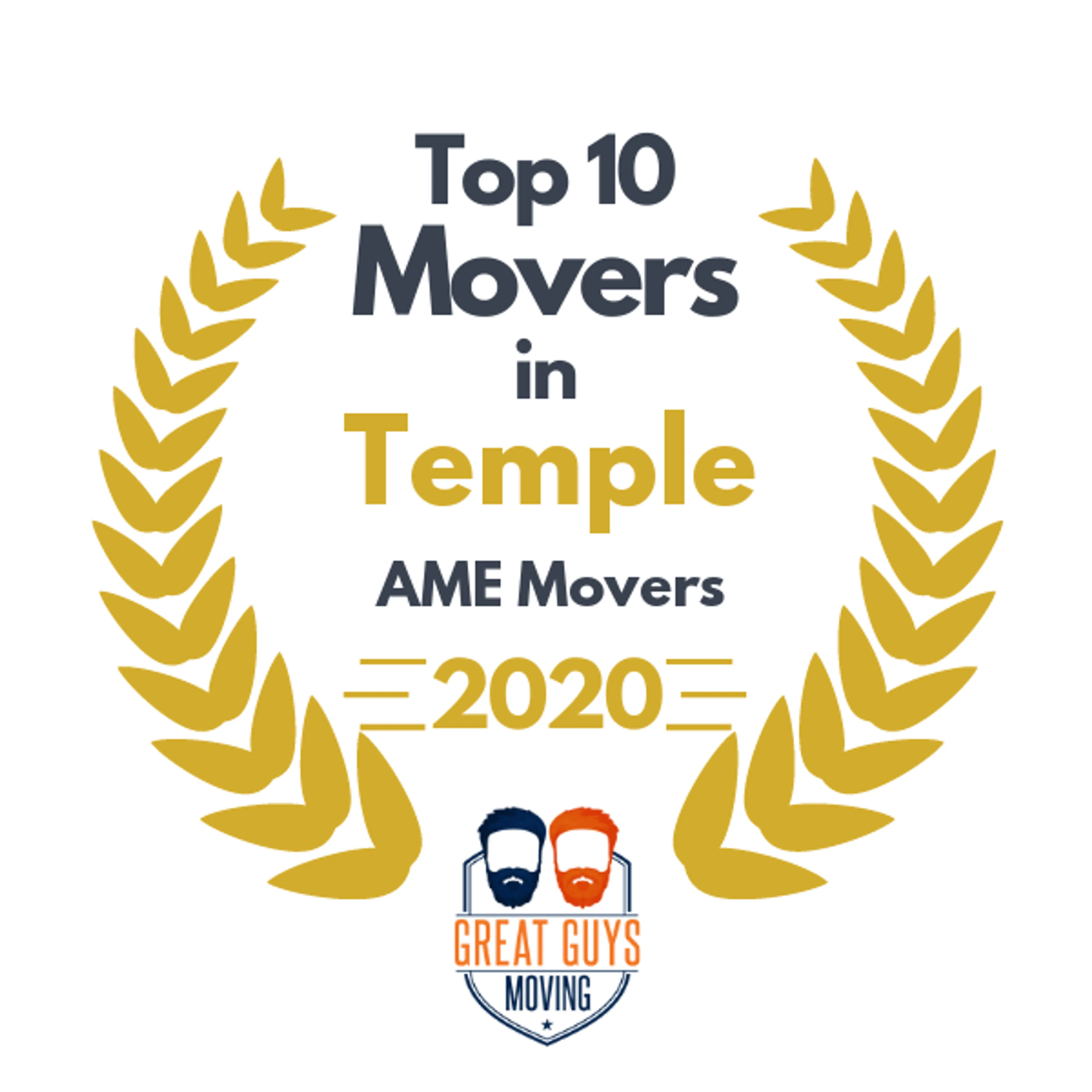 Top 10 Movers in Killeen, TX 2020 award
