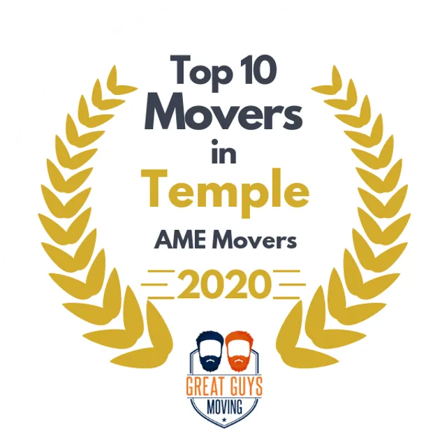 Top 10 Movers in Killeen, TX 2020 award