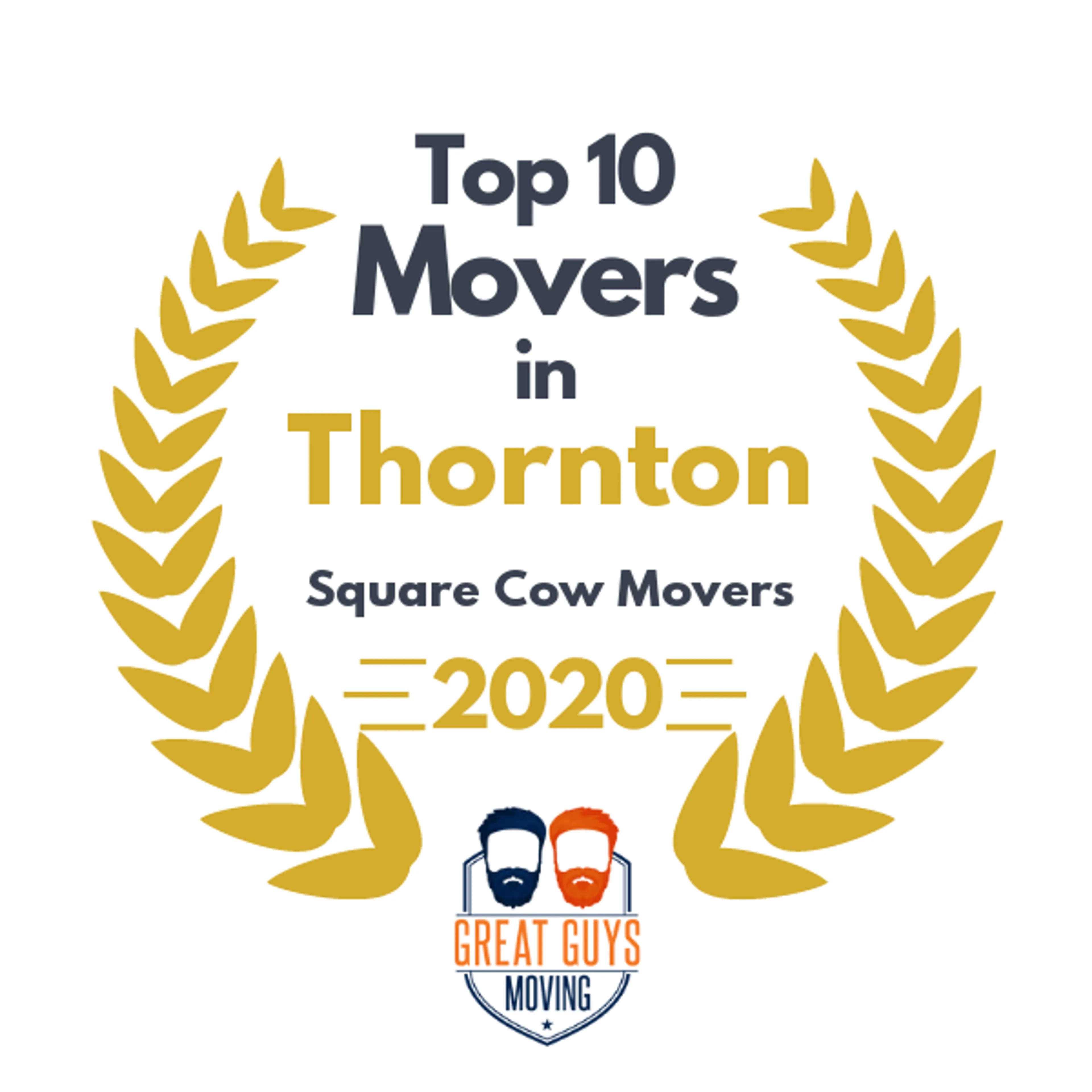 Top 10 Movers in Arvada, CO 2020 award