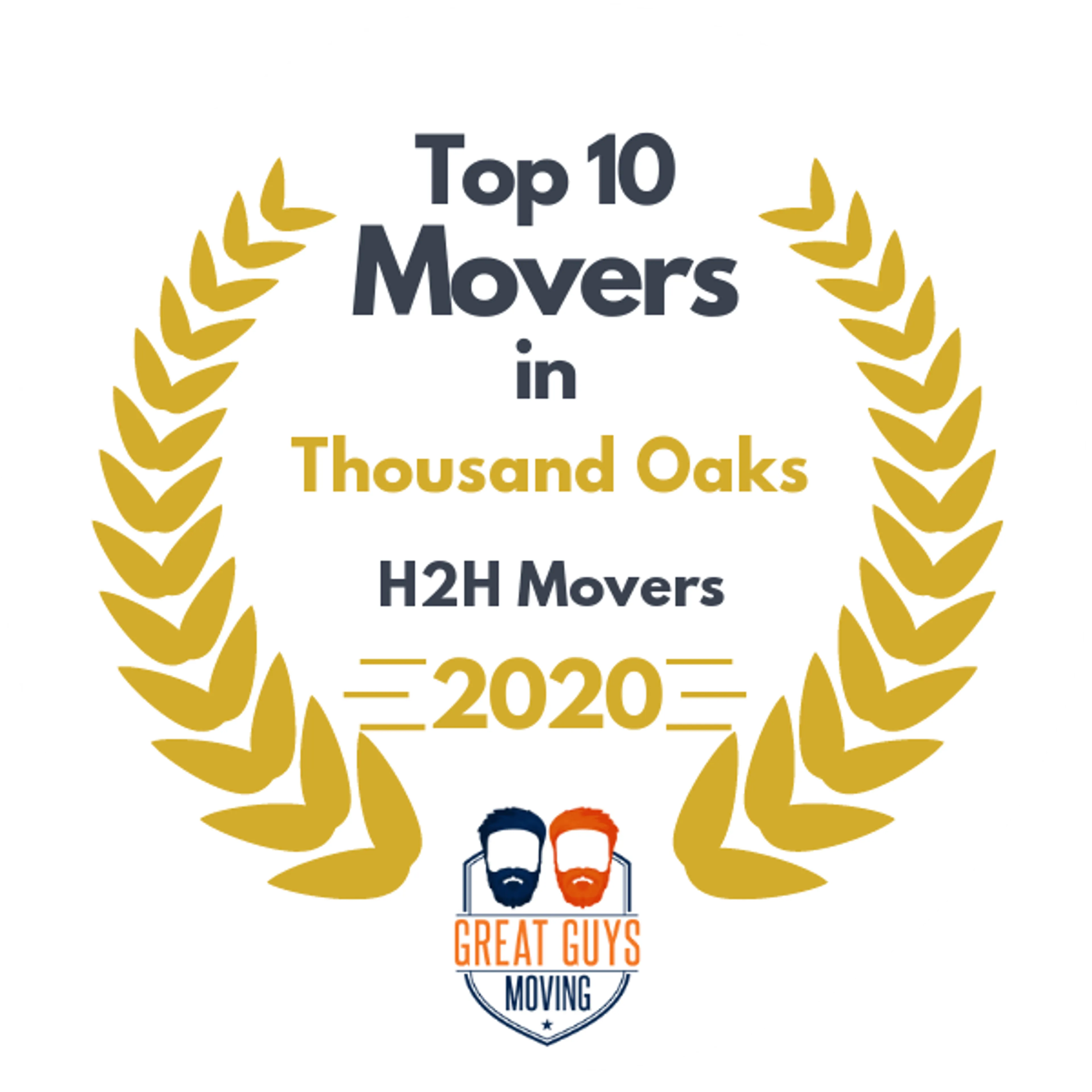 Top 10 Movers in Los Angeles, CA 2020 award