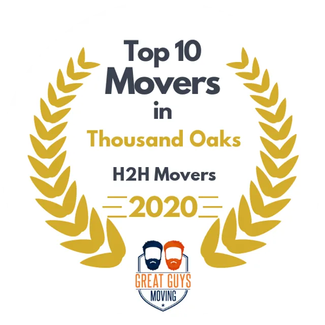 Top 10 Movers in Los Angeles, CA 2020 award