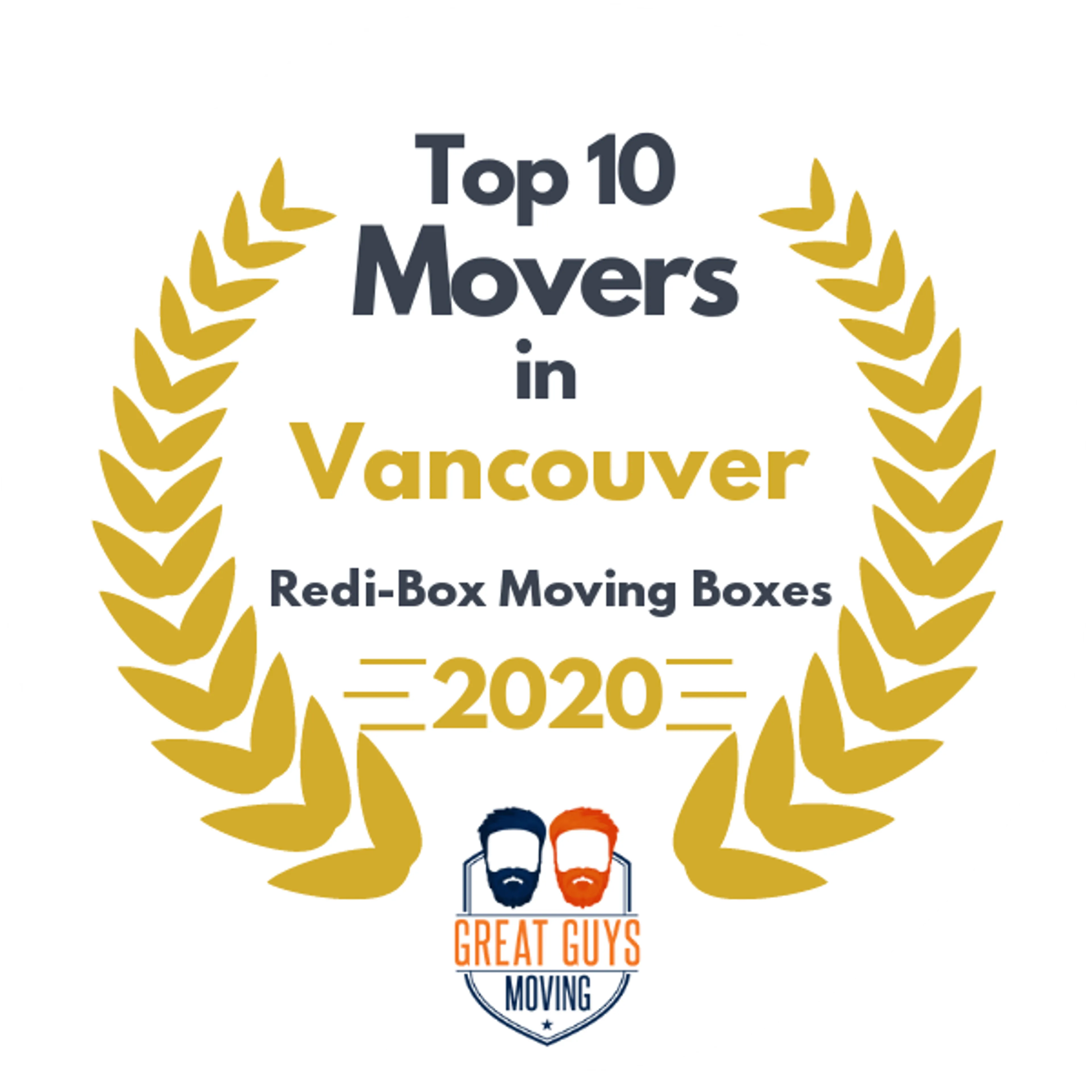 Top 10 Movers in Vancouver, WA 2020 award